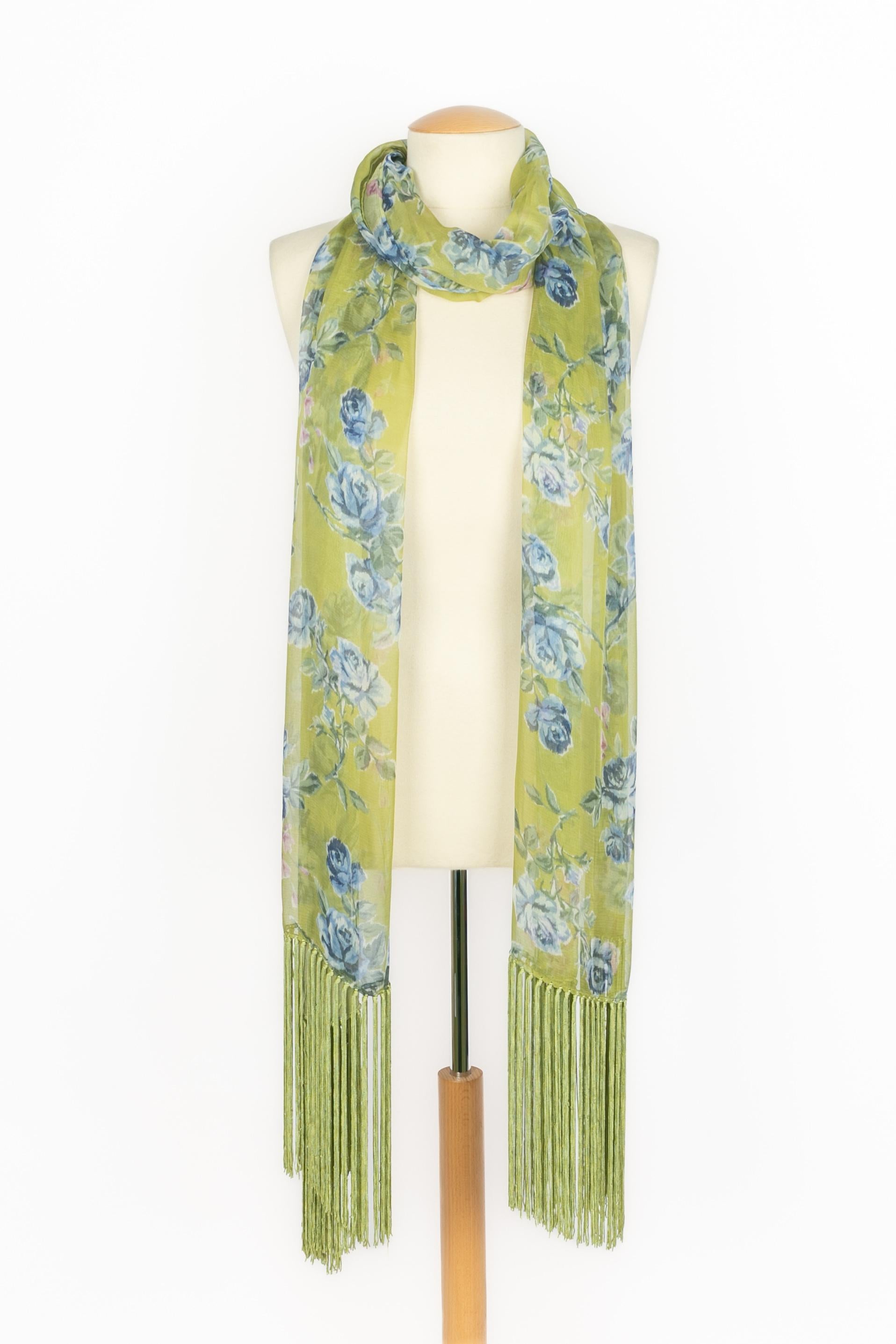 Beige Foulard di mussola Dior in vendita