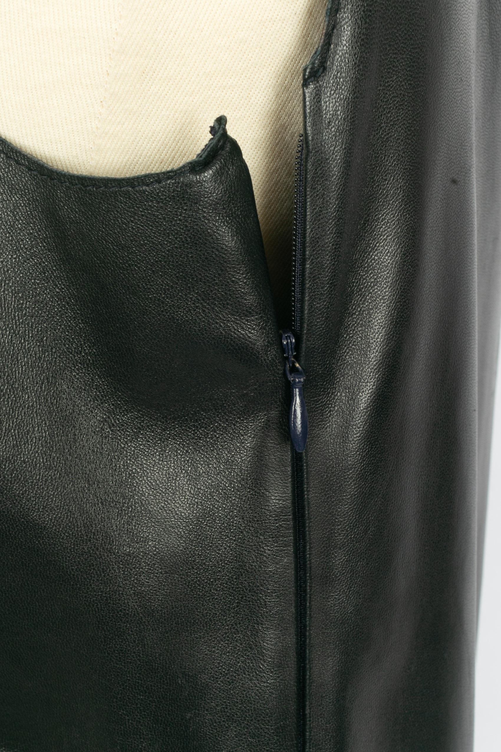 Abito in pelle di Prada in vendita 1