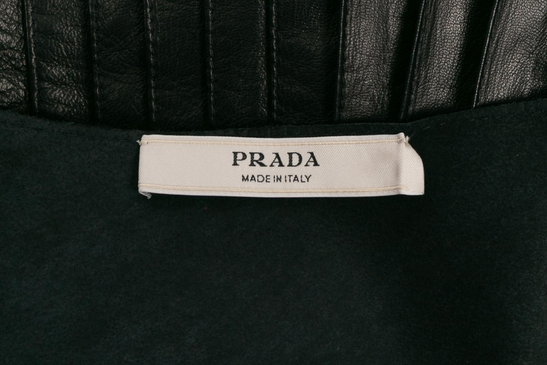 Abito in pelle di Prada in vendita 4