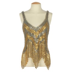 Paco Rabanne 'Button' top Haute Couture Summer 1970