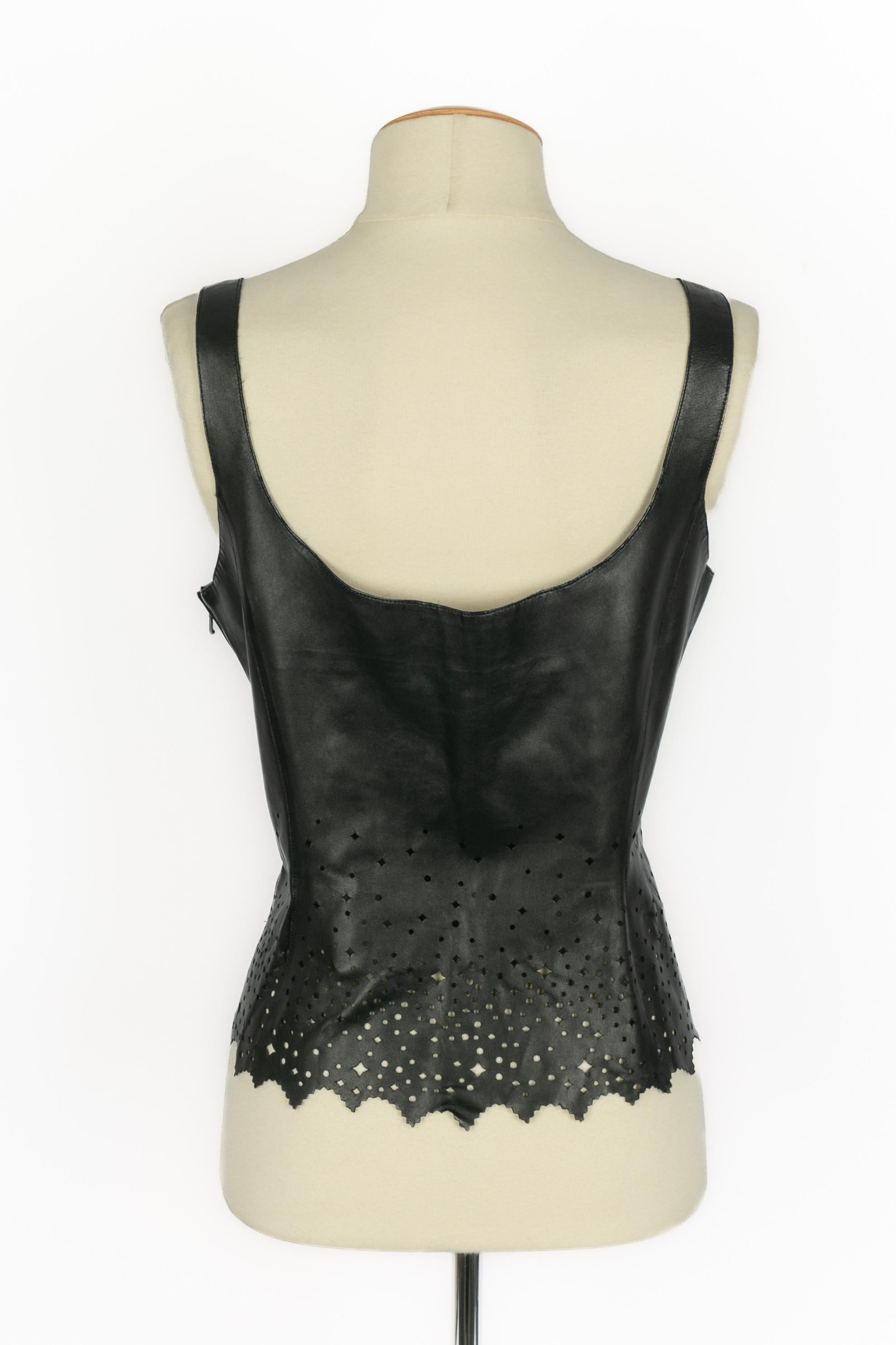 Top in pelle Thierry Mugler In condizioni ottime in vendita a SAINT-OUEN-SUR-SEINE, FR