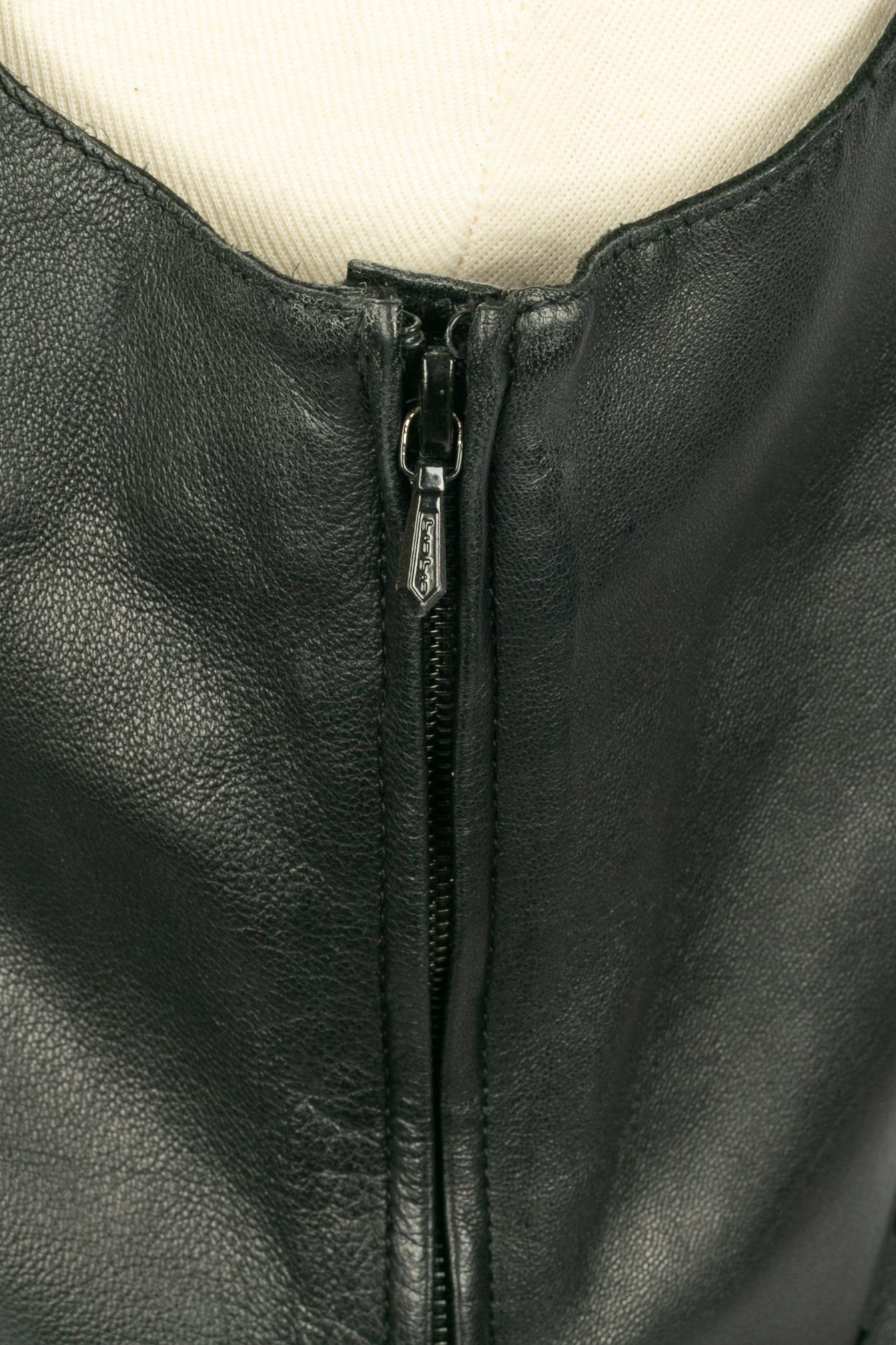 Top in pelle Thierry Mugler in vendita 1