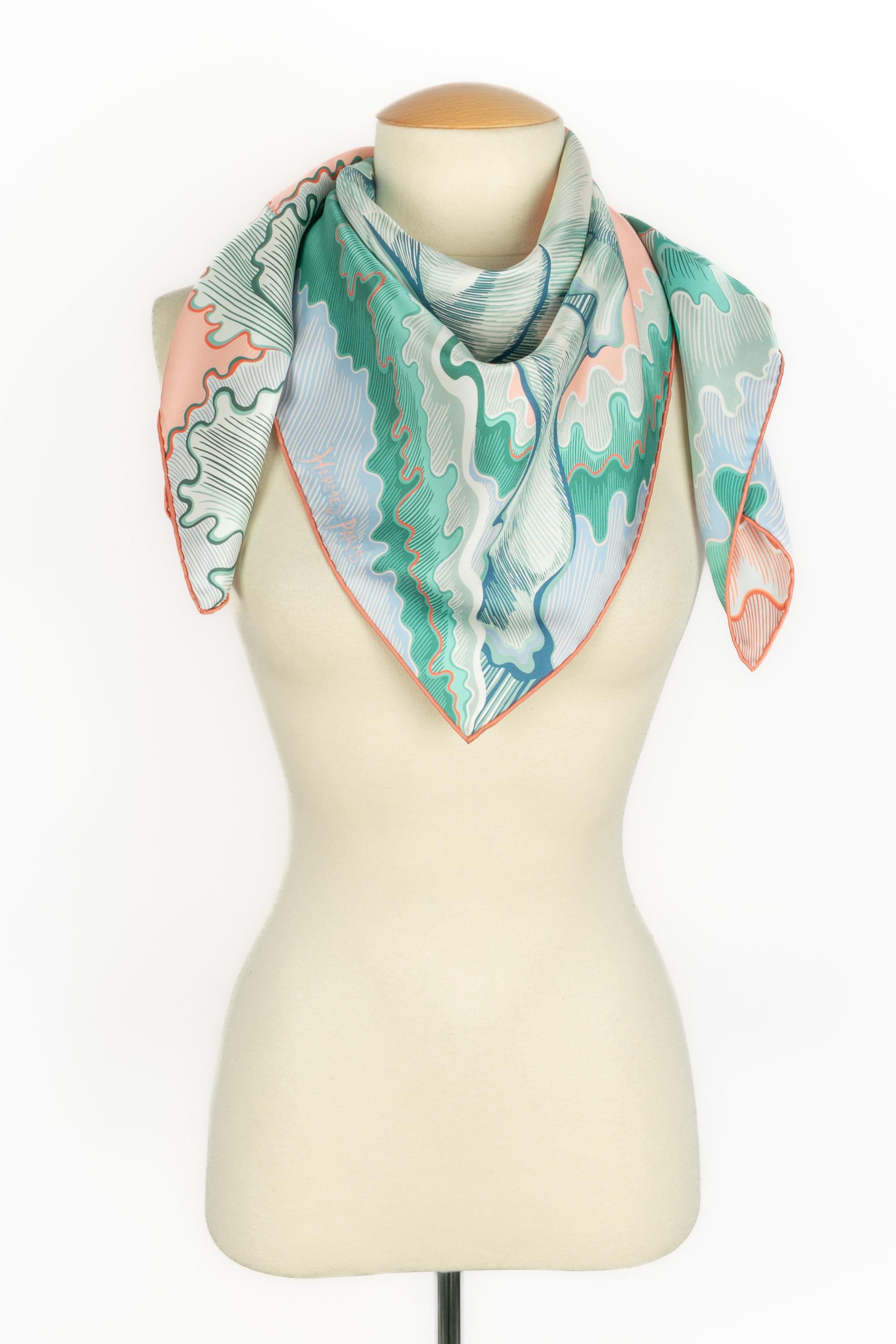 Foulard/sciarpa a due facce di Hermès 