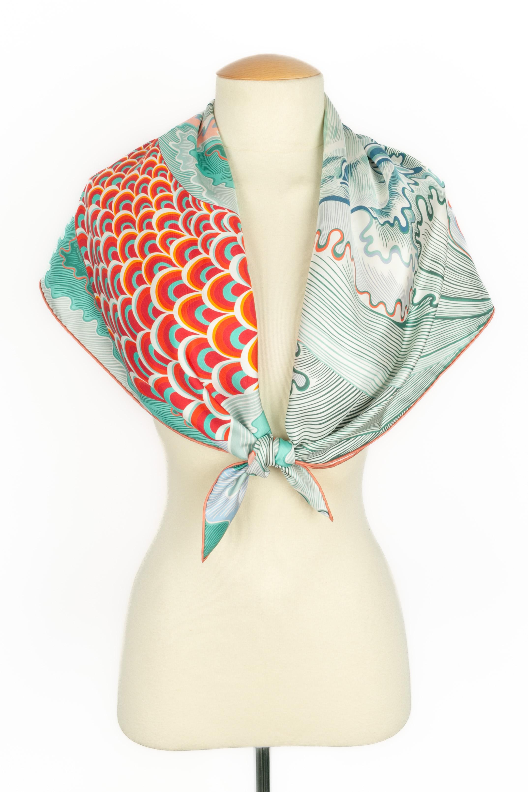 Foulard/sciarpa a due facce di Hermès 