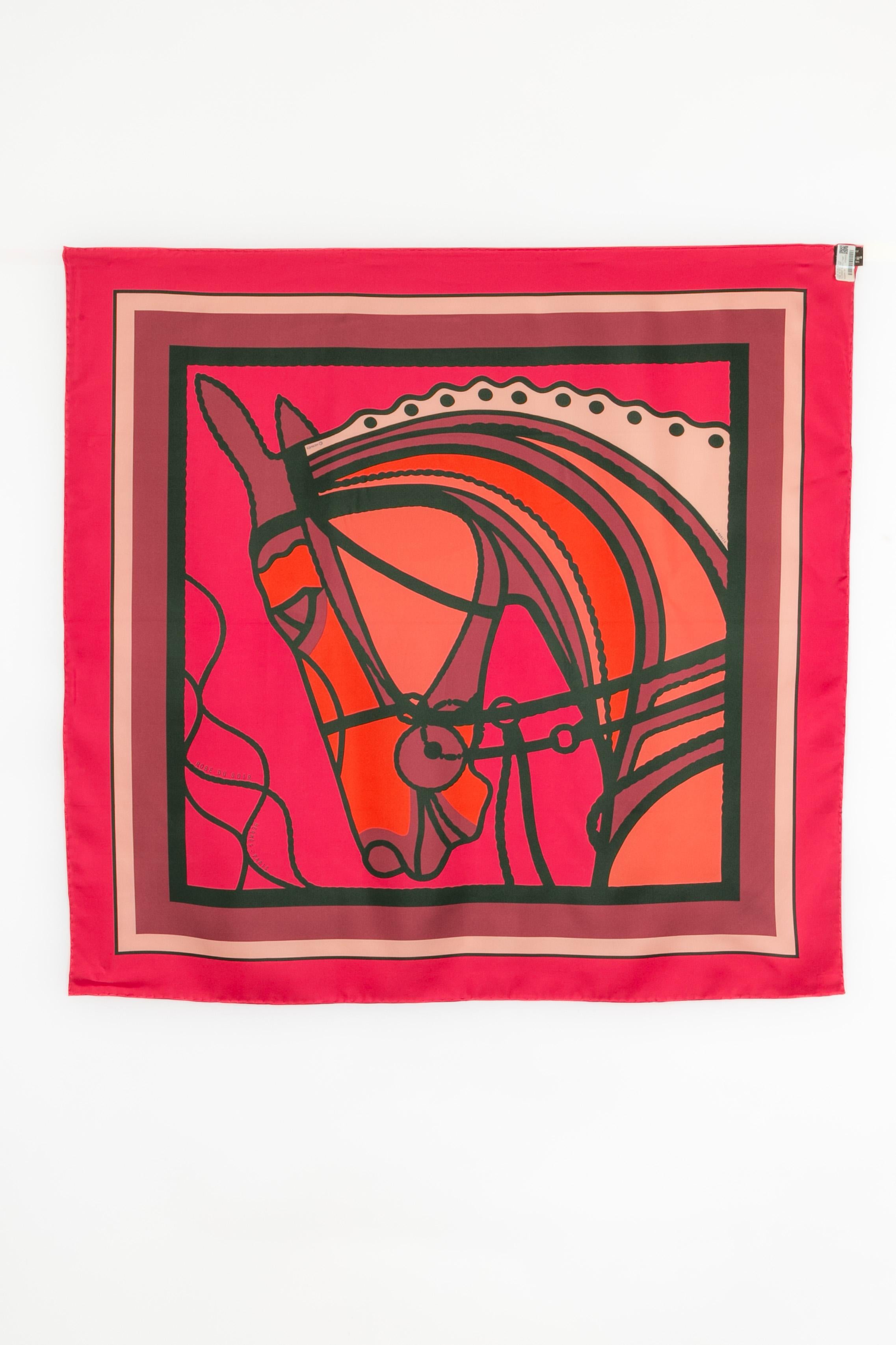da uomo o donna Foulard / sciarpa Hermès a due facce 'Abito da sera pop' in vendita