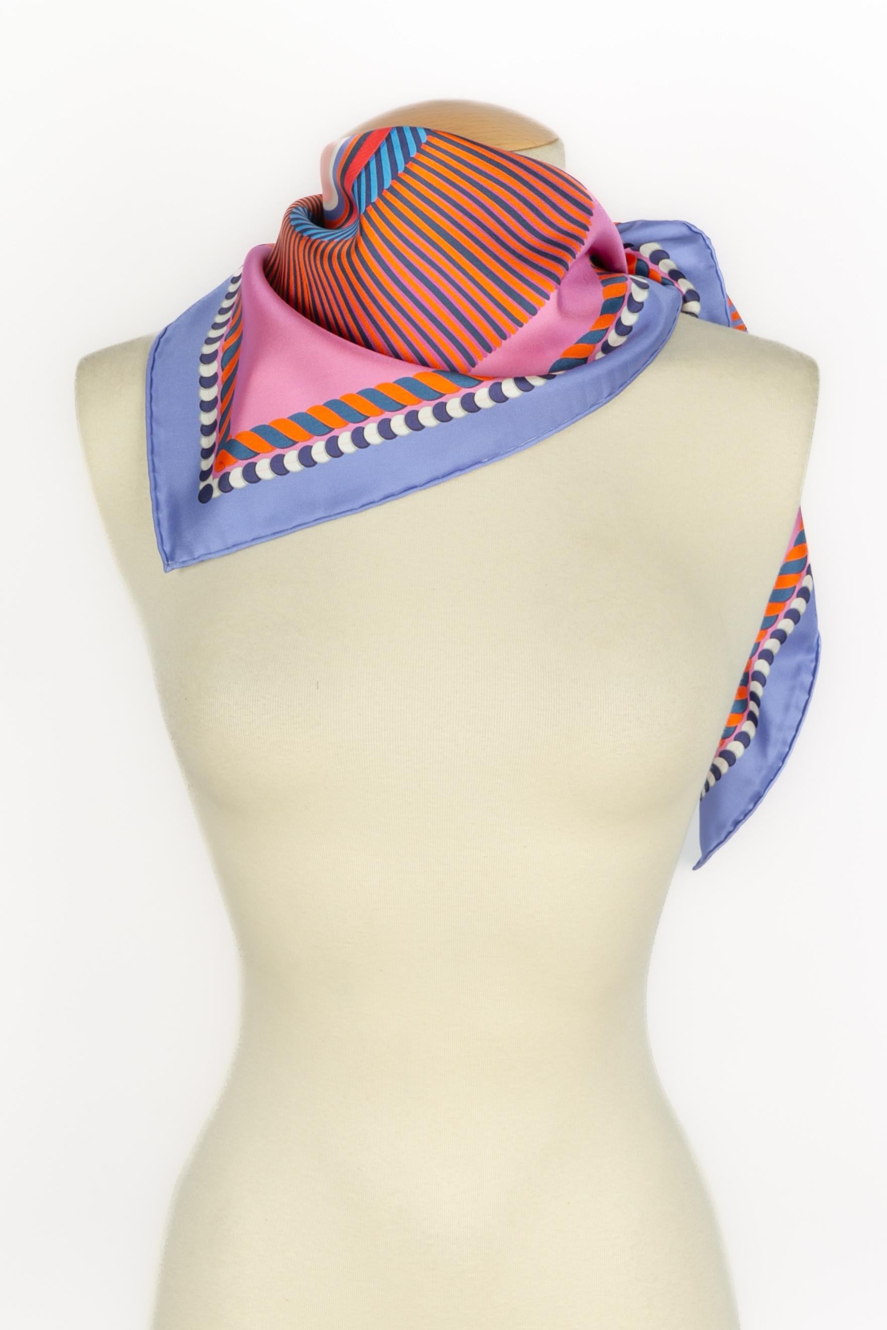 Foulard / sciarpa Hermès 'Gala epaulettes' a due lati in vendita 5