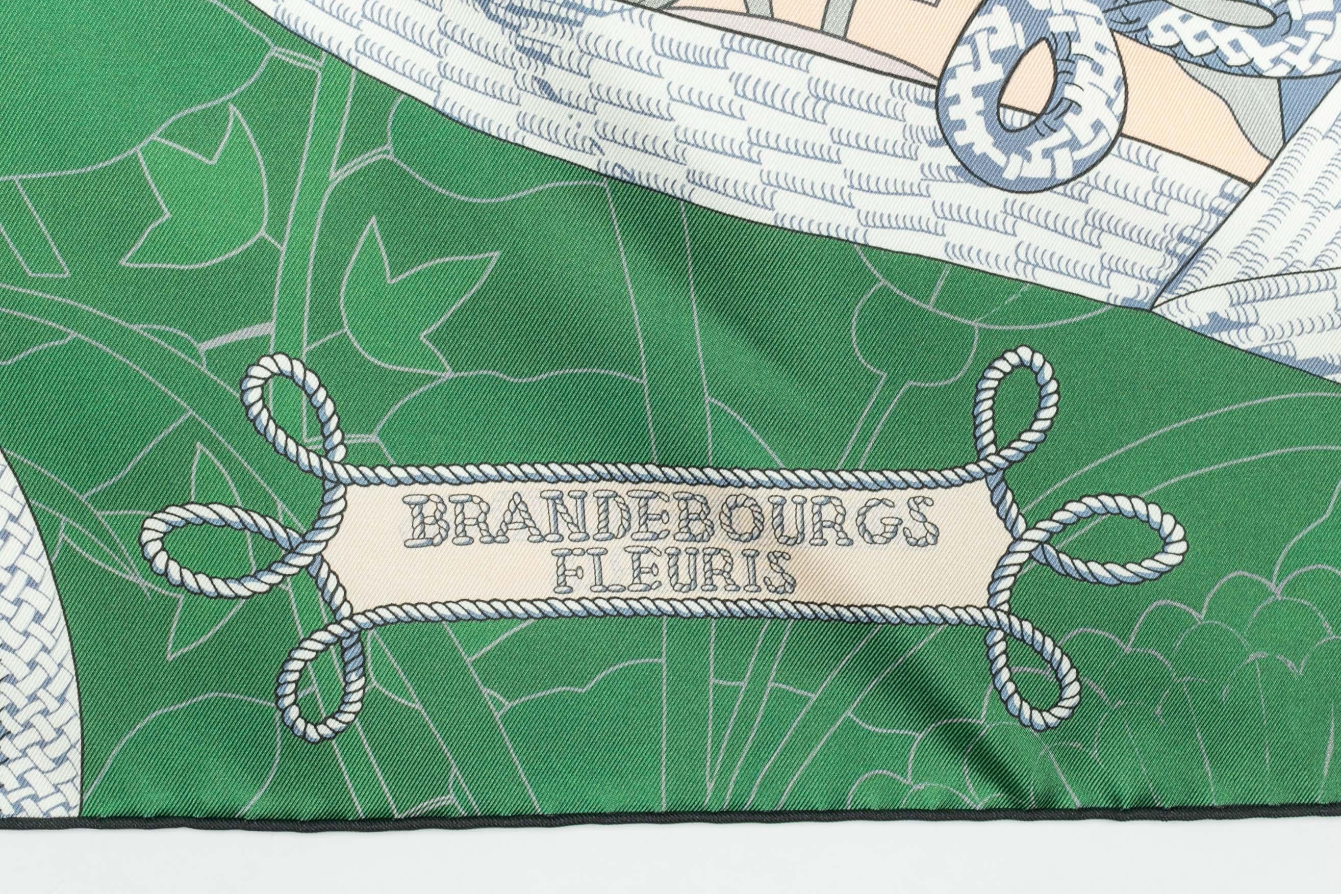 Foulard / sciarpa Hermès a due facce 