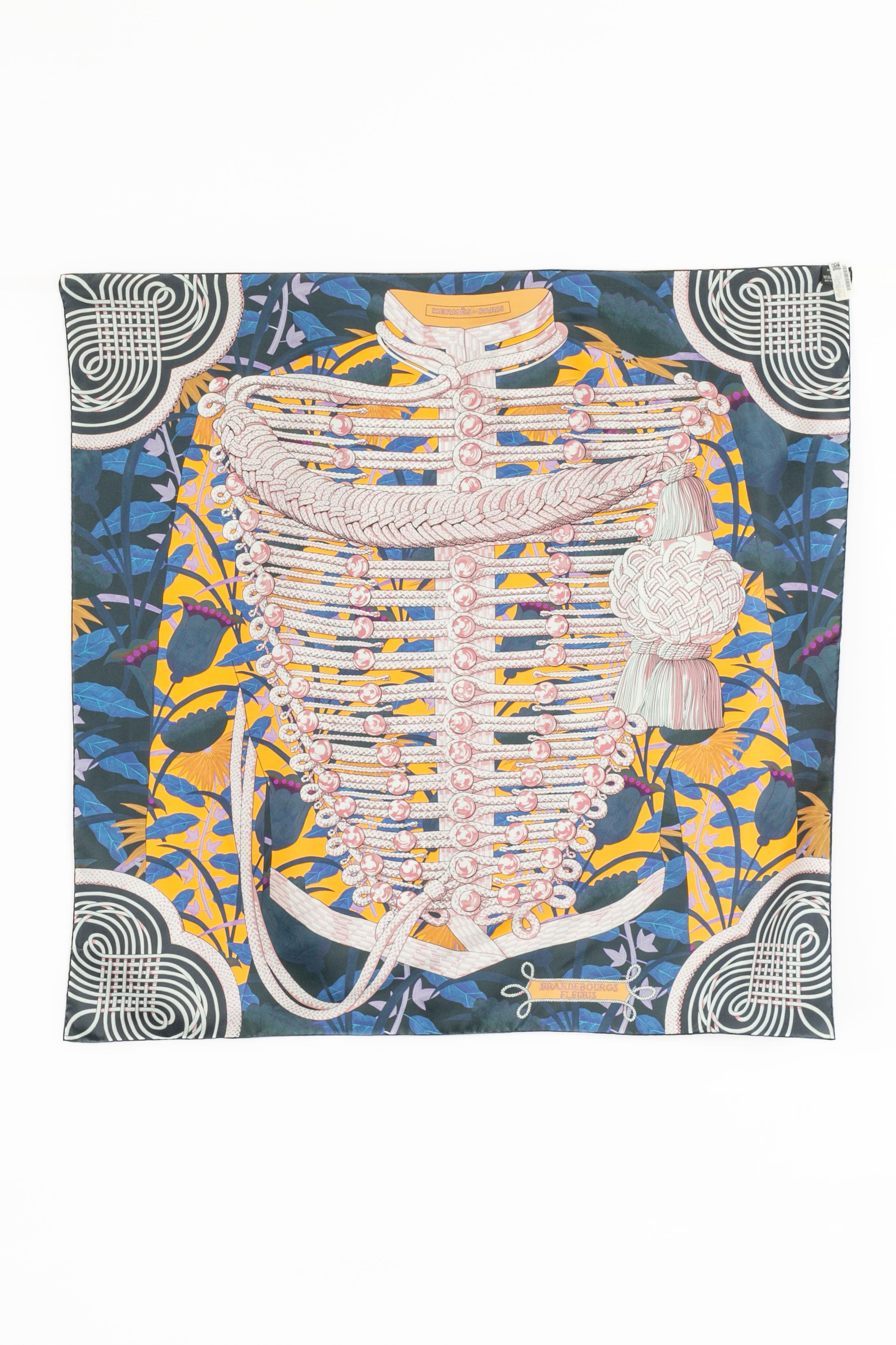 Foulard / sciarpa Hermès a due facce 