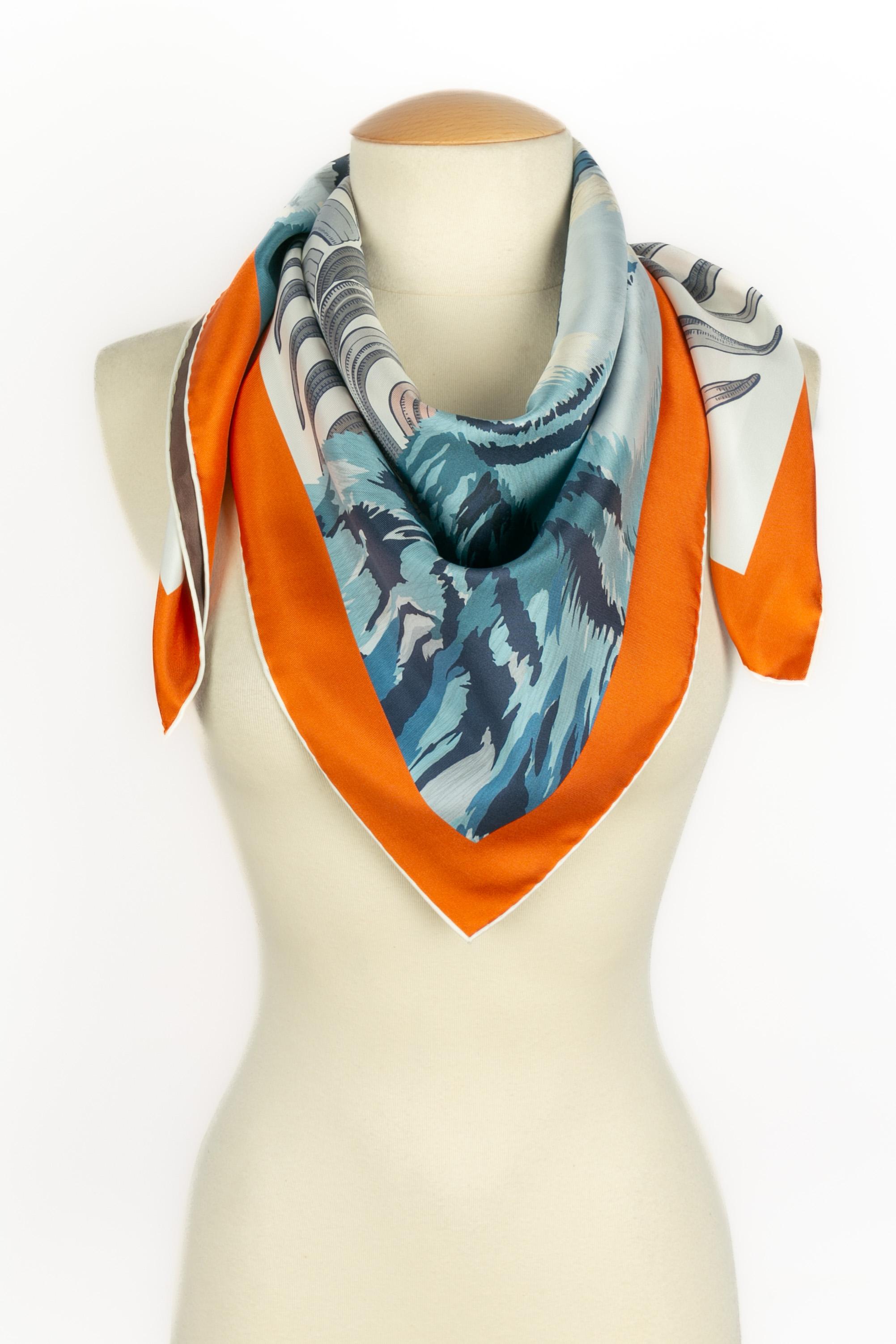 Femenino o masculino Foulard / pañuelo Hermès doble cara 'tigre real en venta