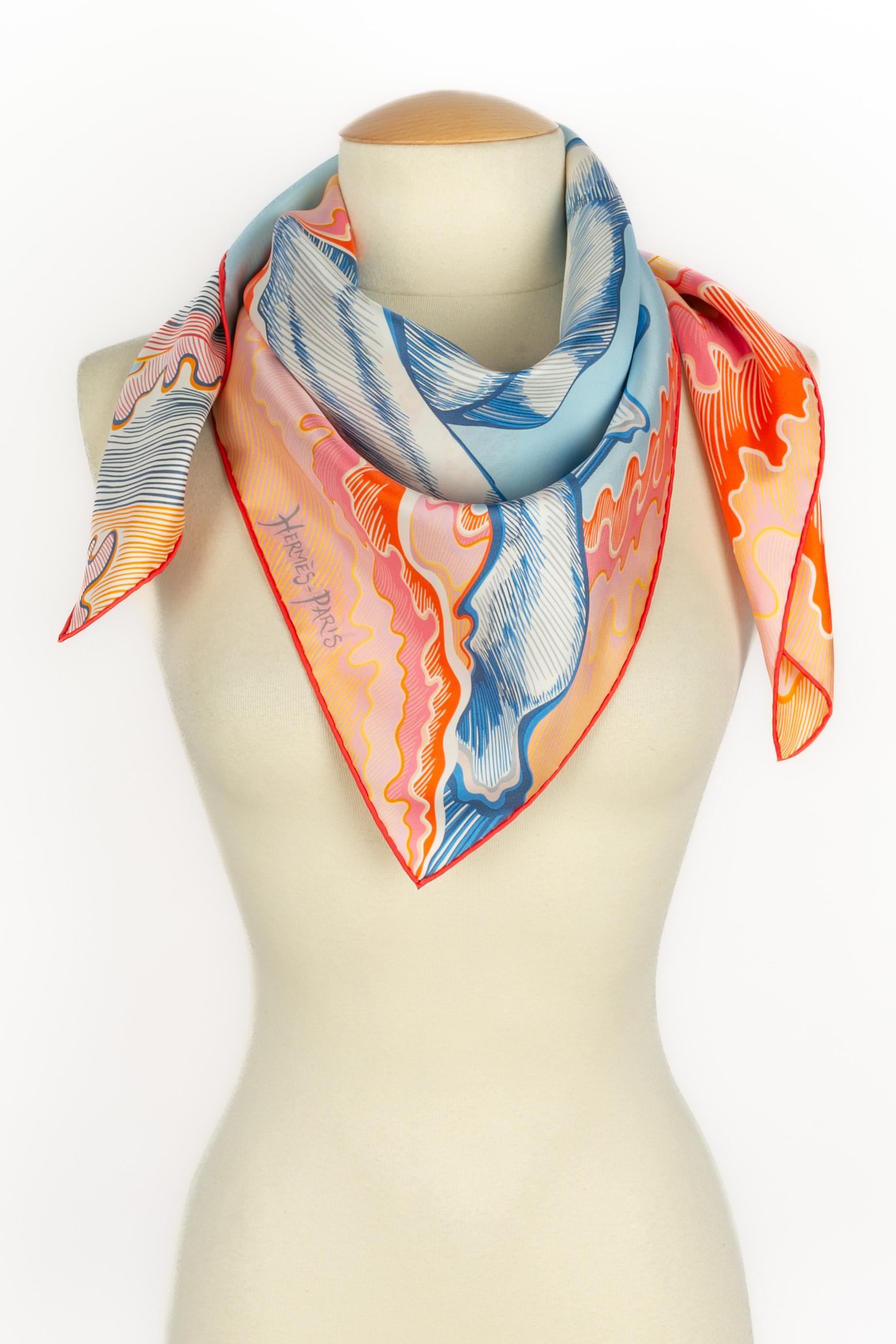 Foulard / sciarpa 'Horse-Mermaid' di Hermès a due lati 4