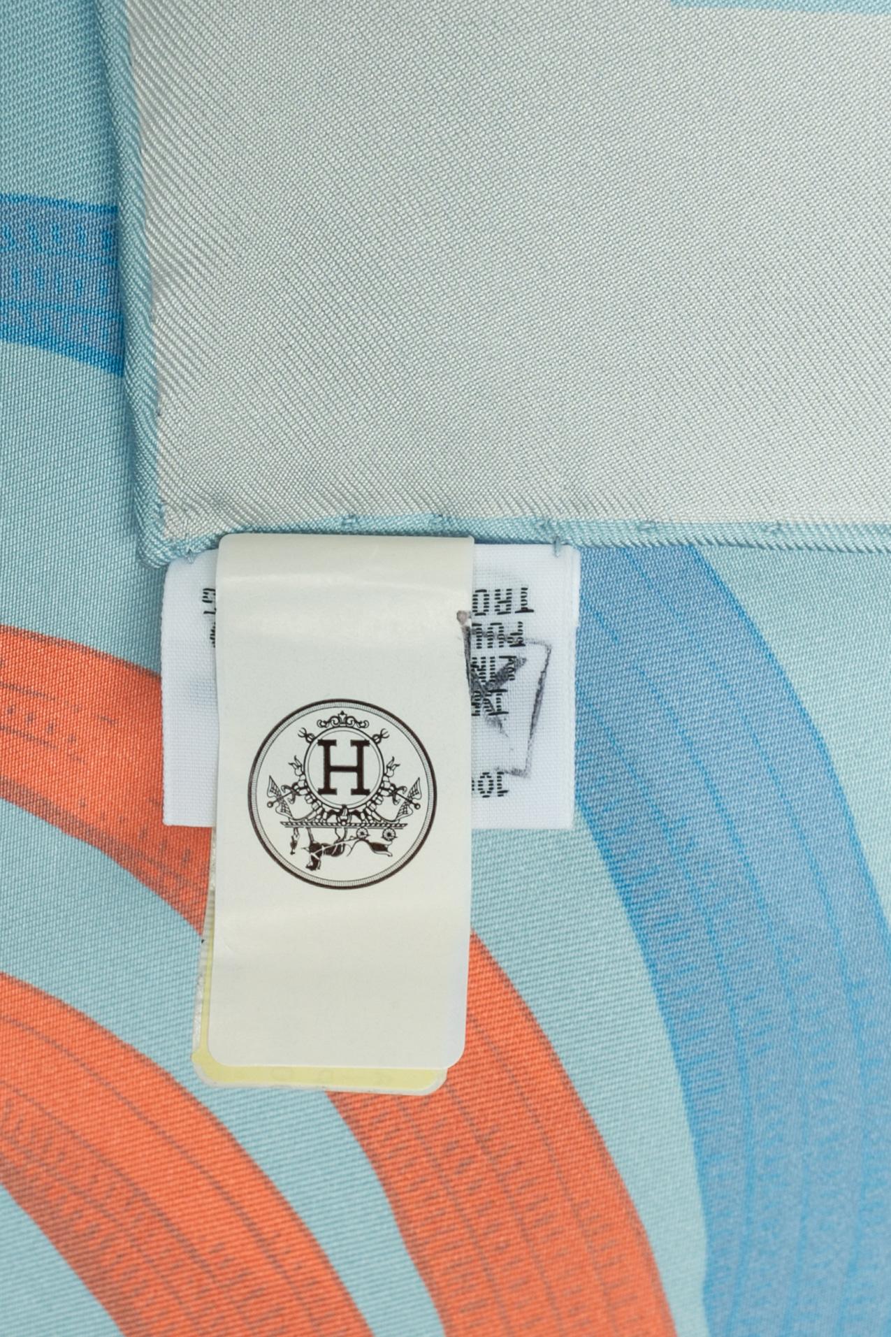 Foulard / pañuelo Hermès doble cara 'tigre real en venta 1