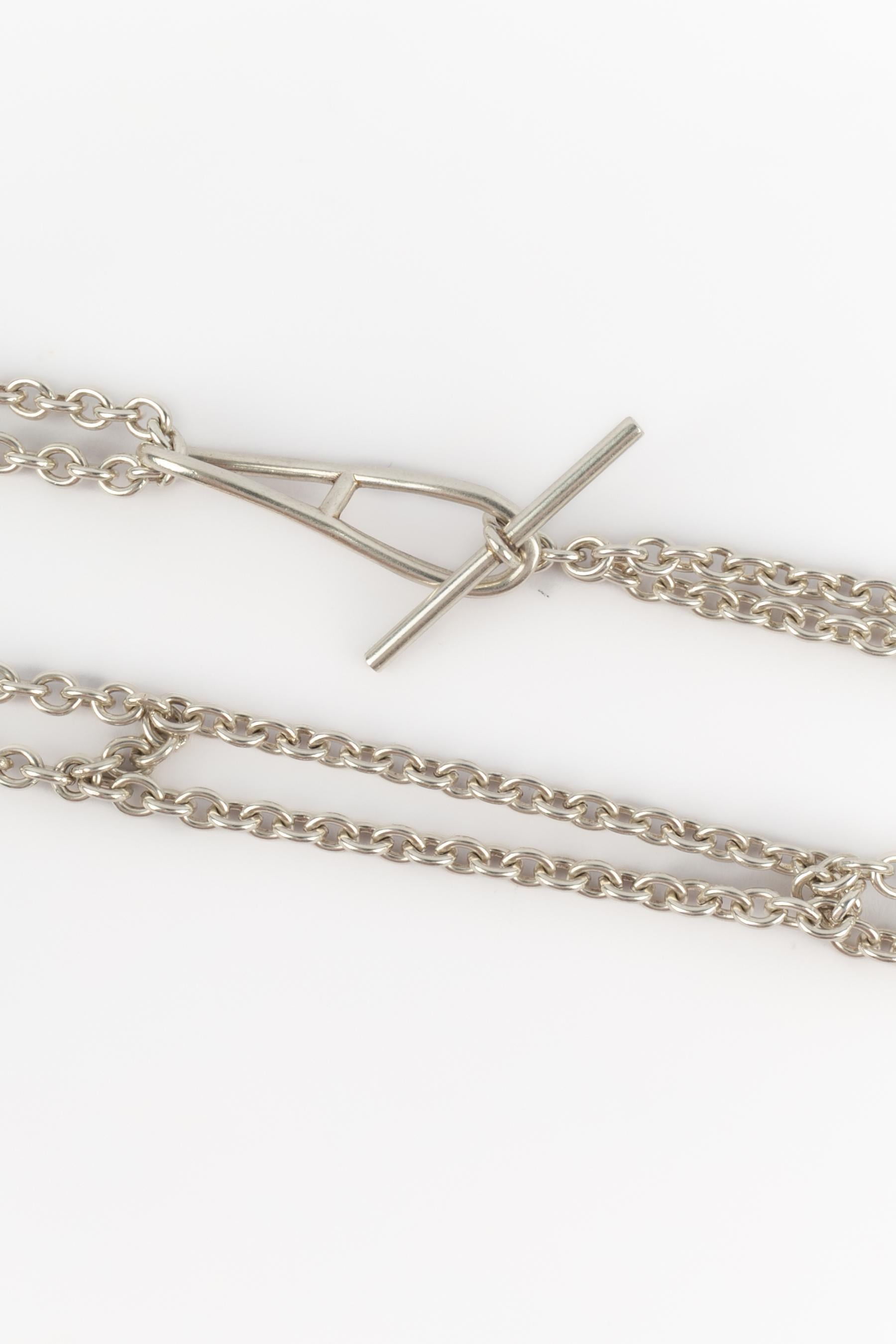 Hermès sautoir 'Twist anchor chain' In Excellent Condition For Sale In SAINT-OUEN-SUR-SEINE, FR