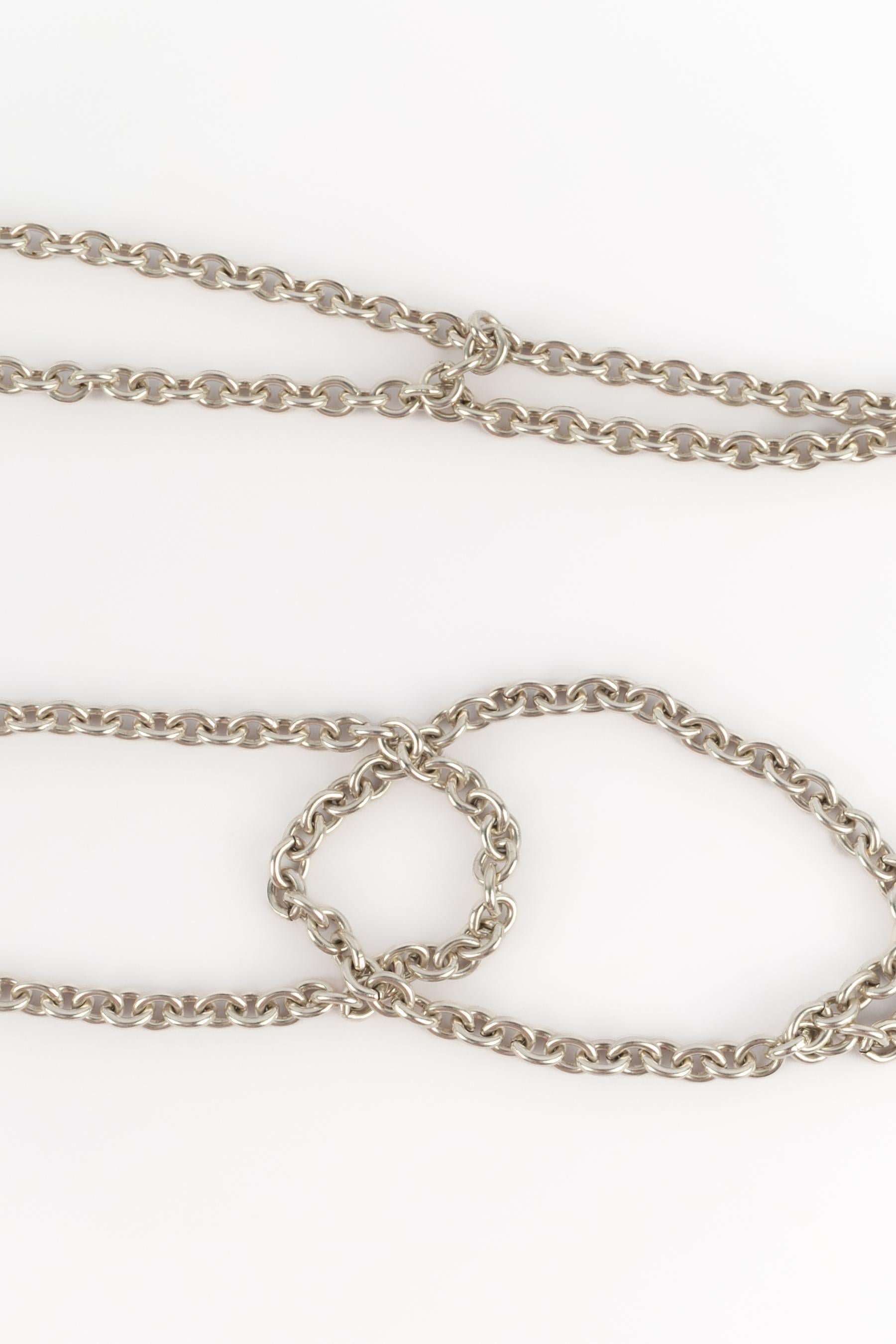 Women's or Men's Hermès sautoir 'Twist anchor chain' For Sale