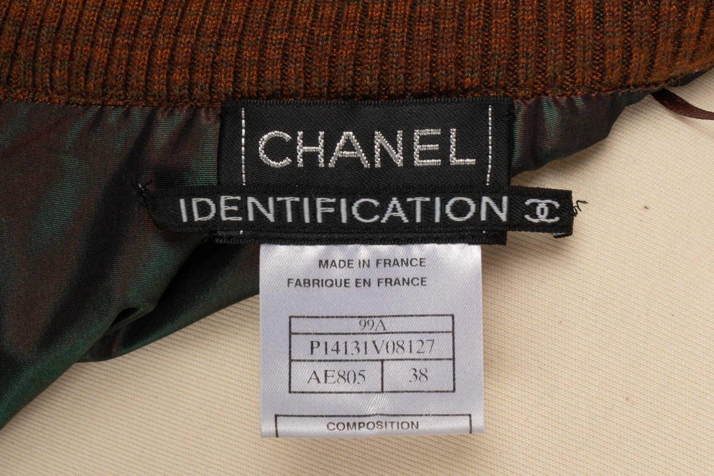Jupe Chanel automne 1999 en vente 3
