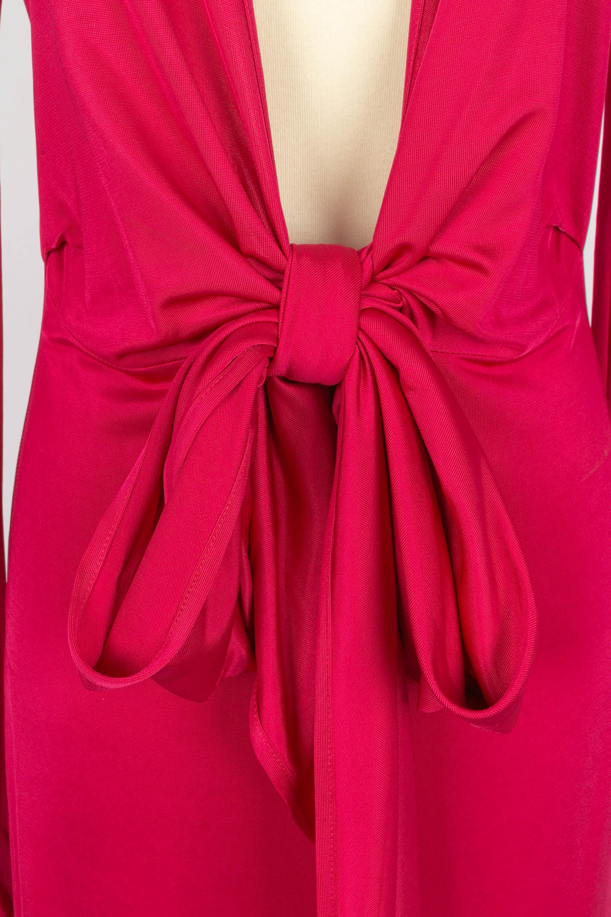 Rosso Abito a collo basso di Givenchy in vendita