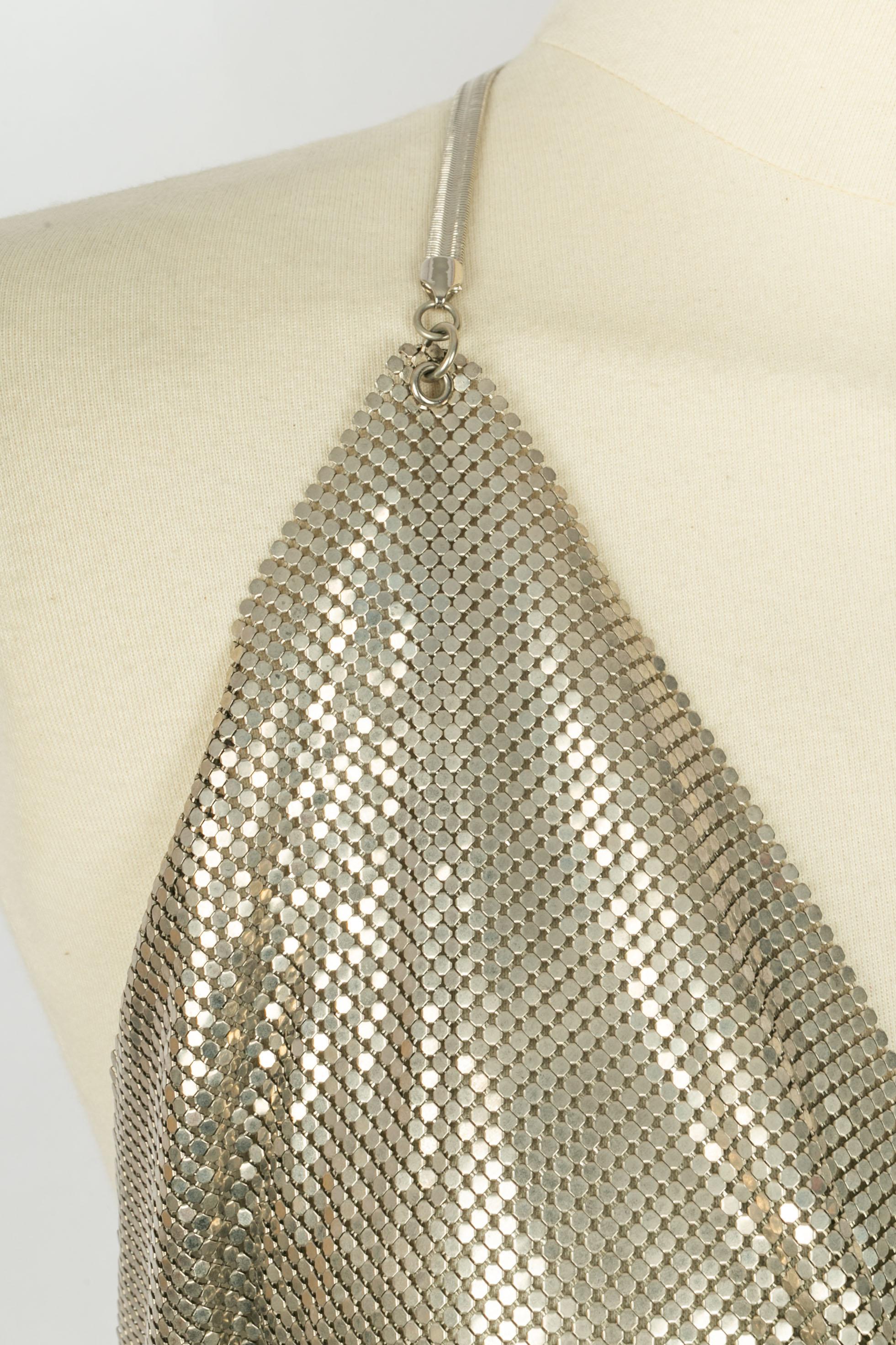 Top de Paco Rabanne circa 2000 Beige en venta