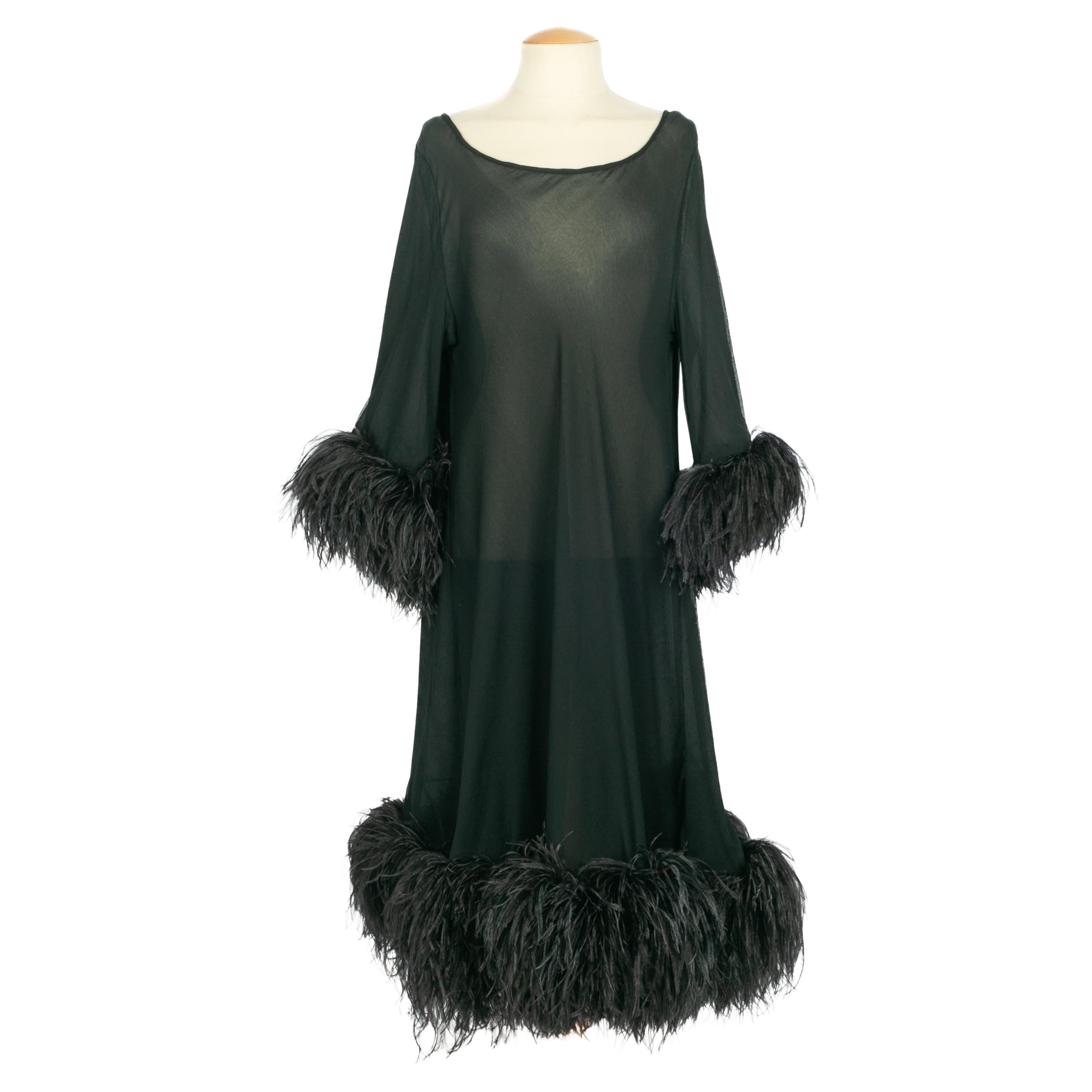 Vintage Seidenkleid