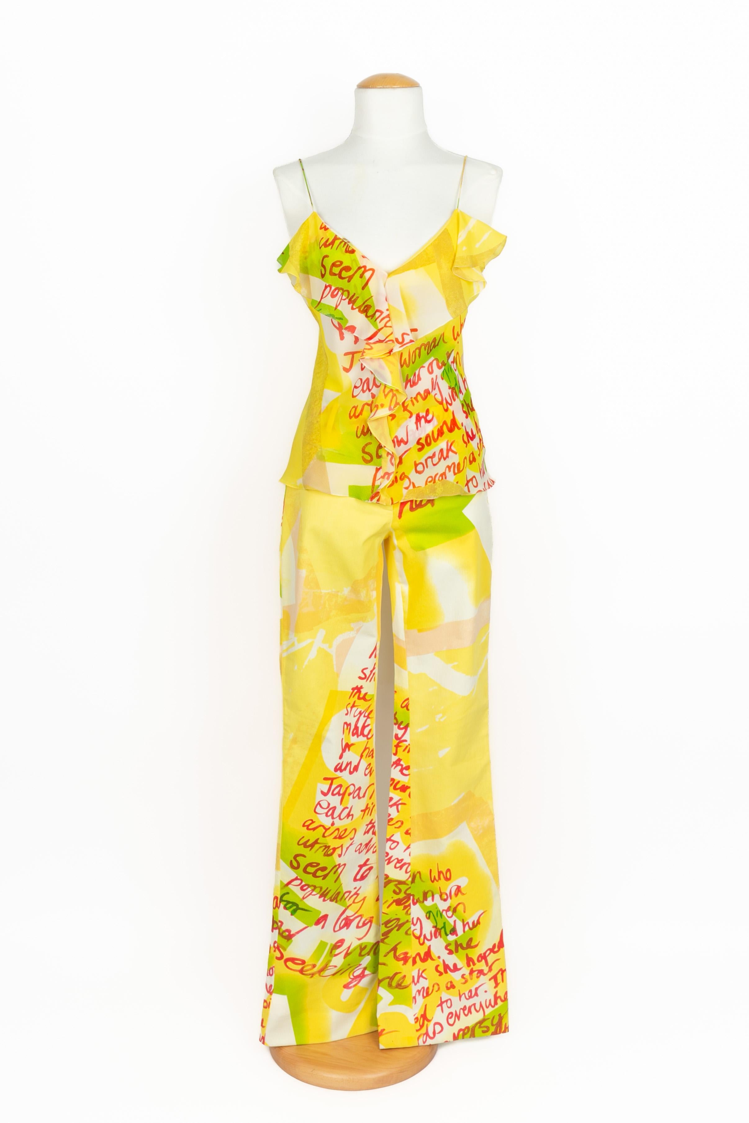 Set giallo Dior in vendita 2