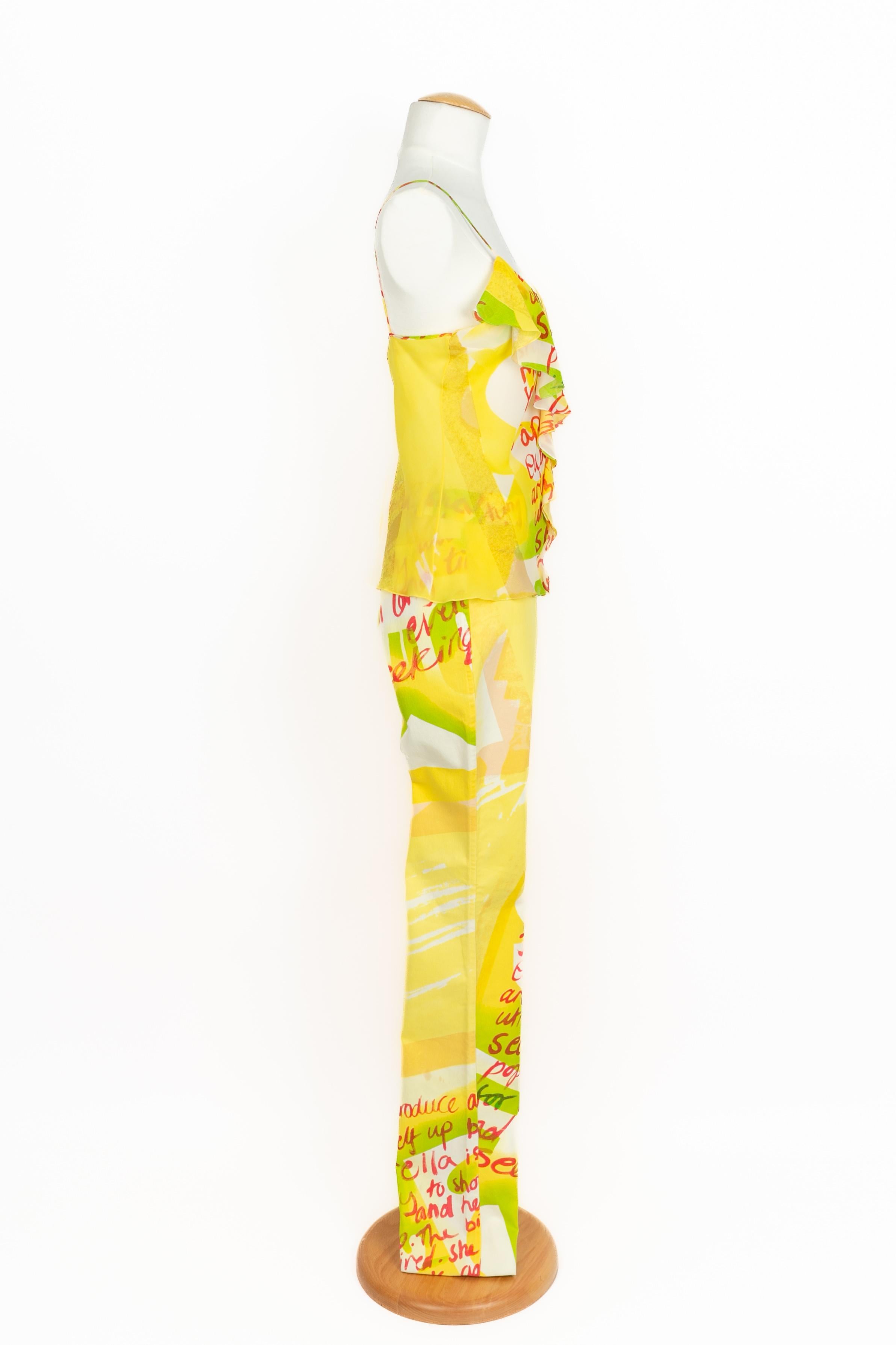 Set giallo Dior in vendita 3