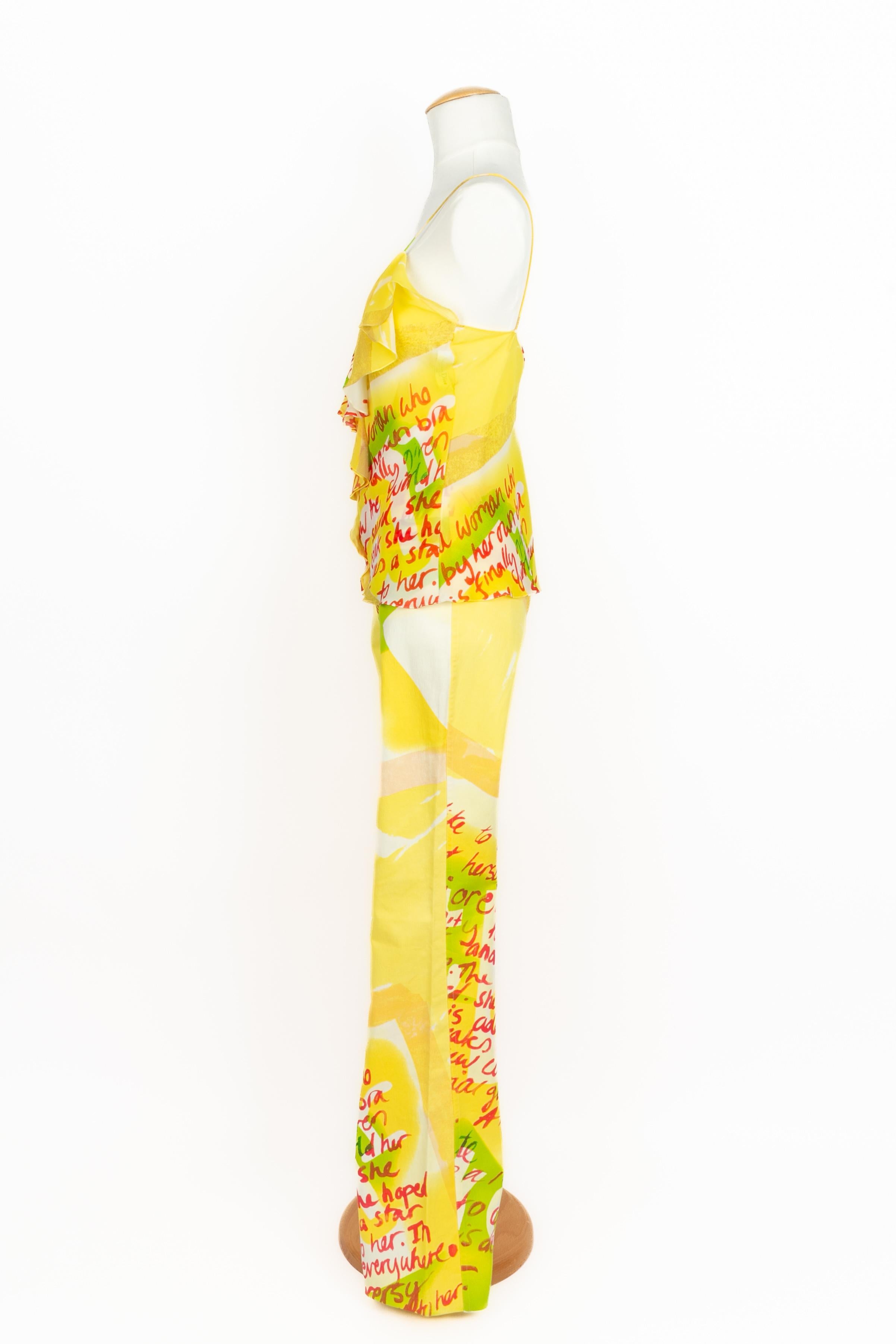 Set giallo Dior in vendita 5