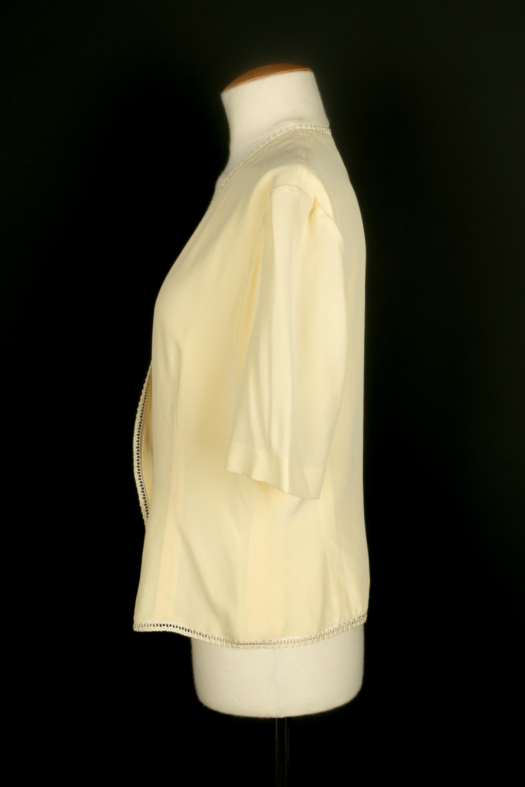 Top en soie Dior en vente 1