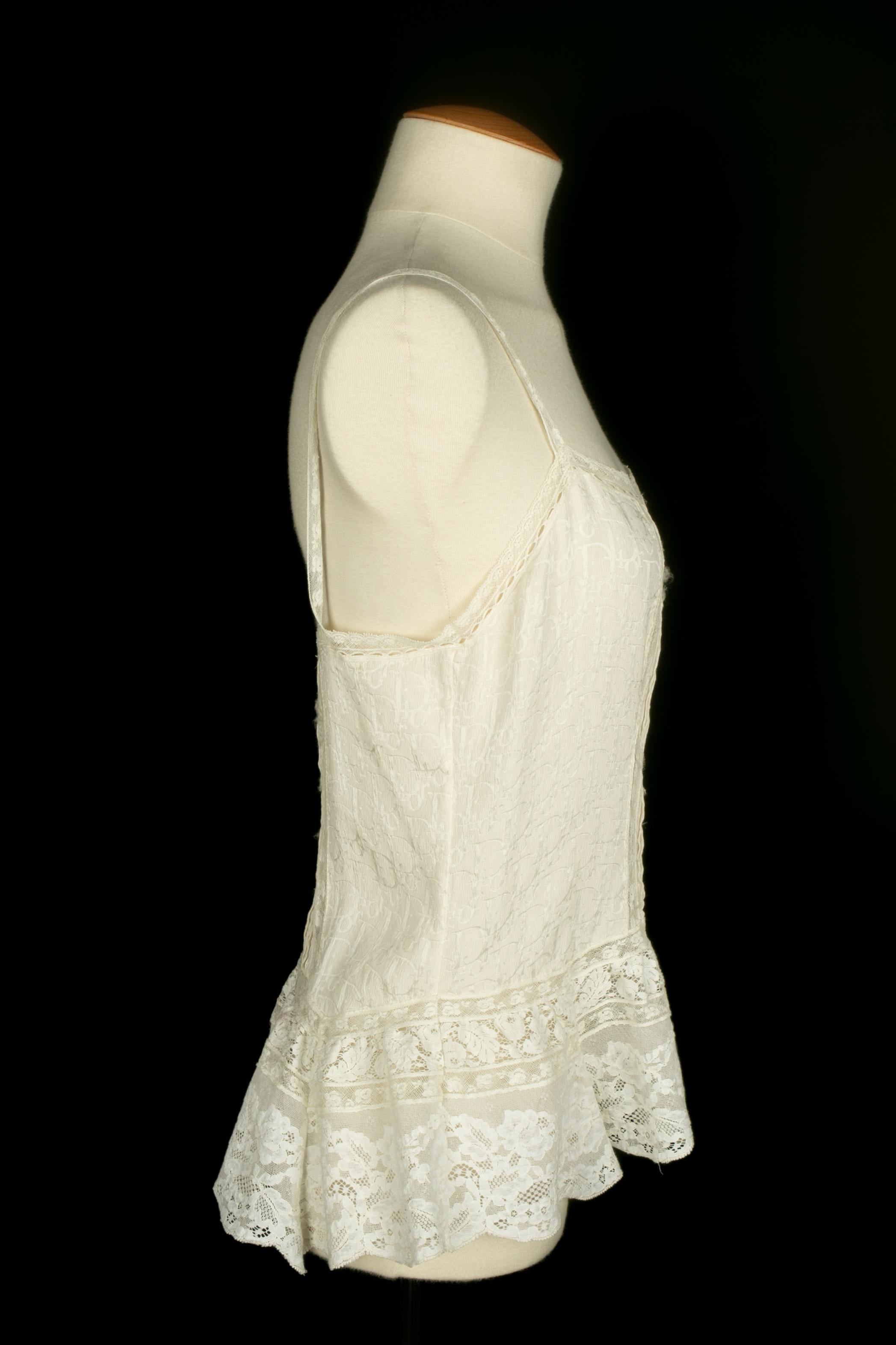Top en soie Dior en vente 1