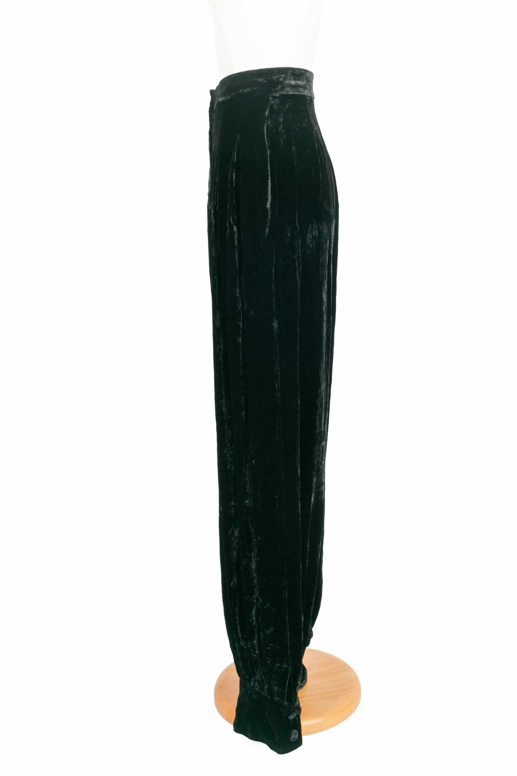 Stella McCartney Hose aus Samt im Angebot 1
