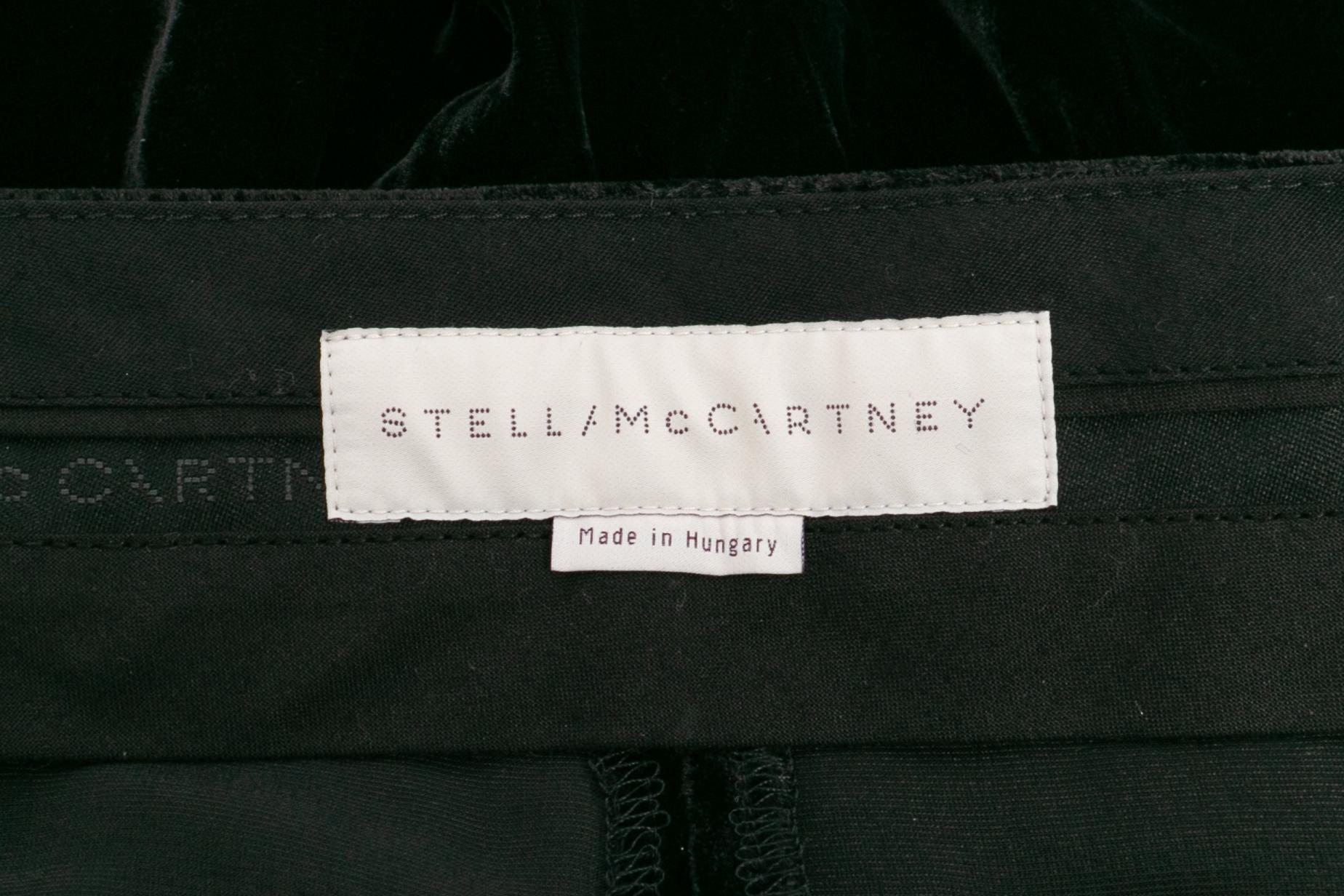 Stella McCartney Hose aus Samt im Angebot 4