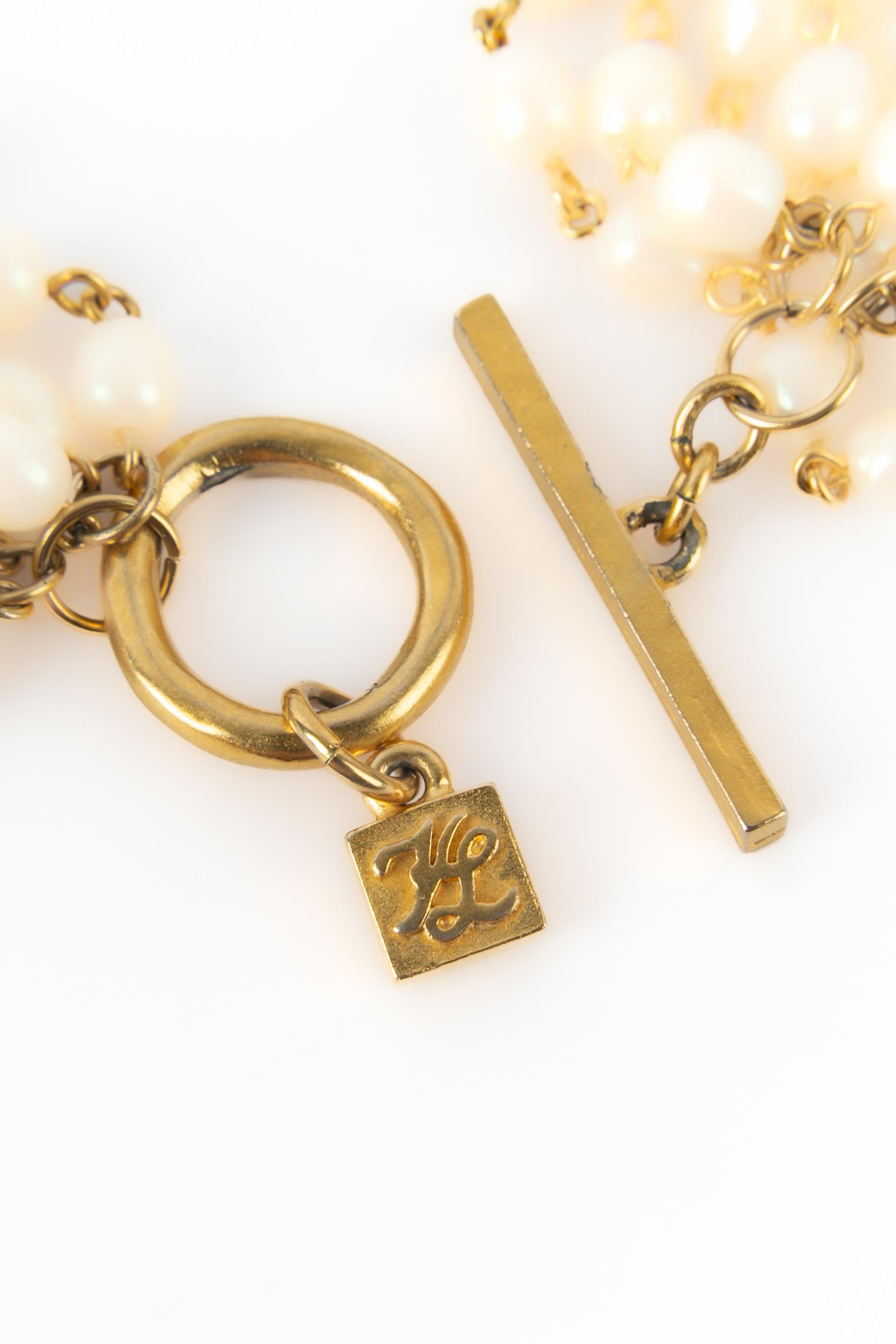 Collana di perle Karl Lagerfeld in vendita 3