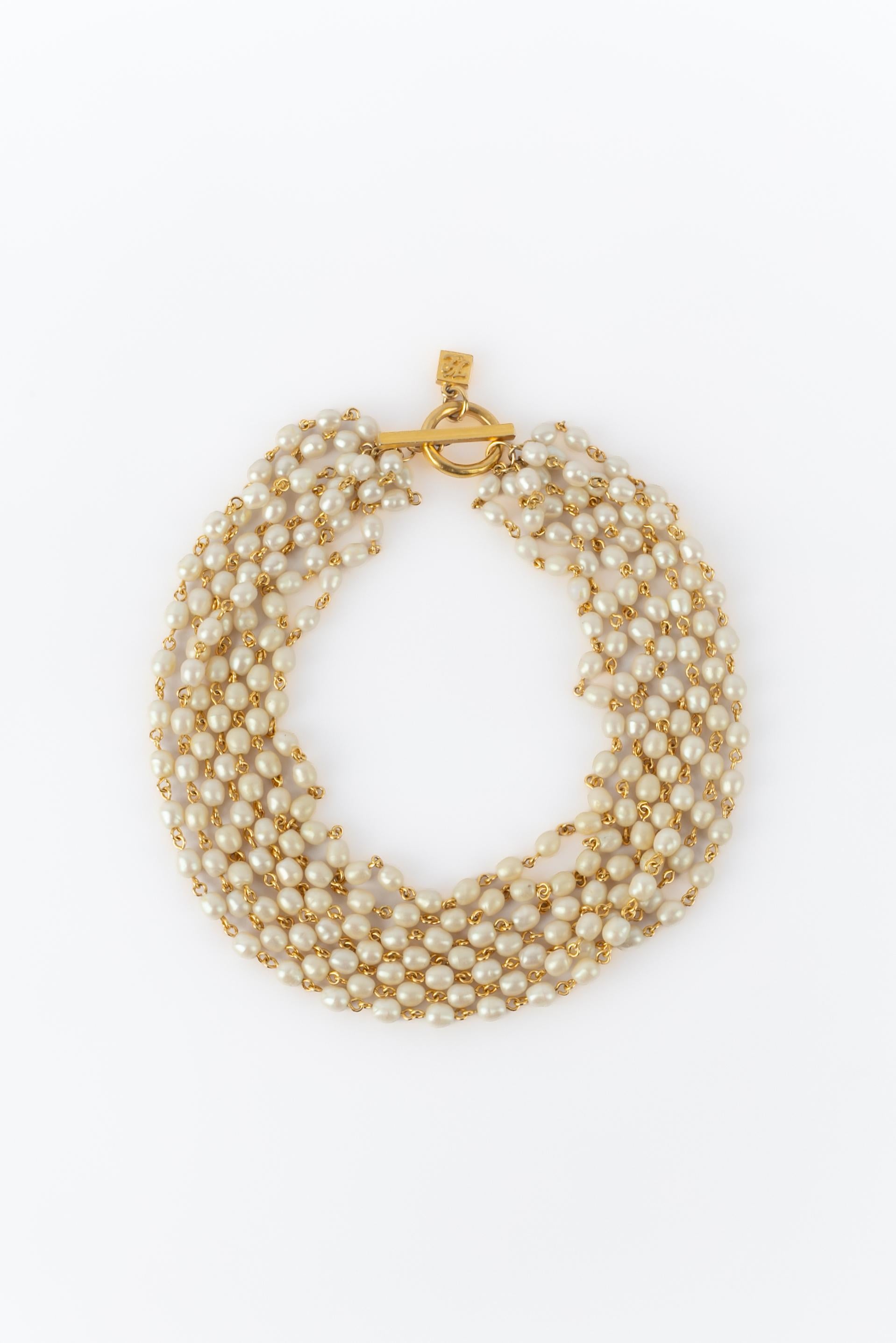 Collana di perle Karl Lagerfeld In condizioni ottime in vendita a SAINT-OUEN-SUR-SEINE, FR