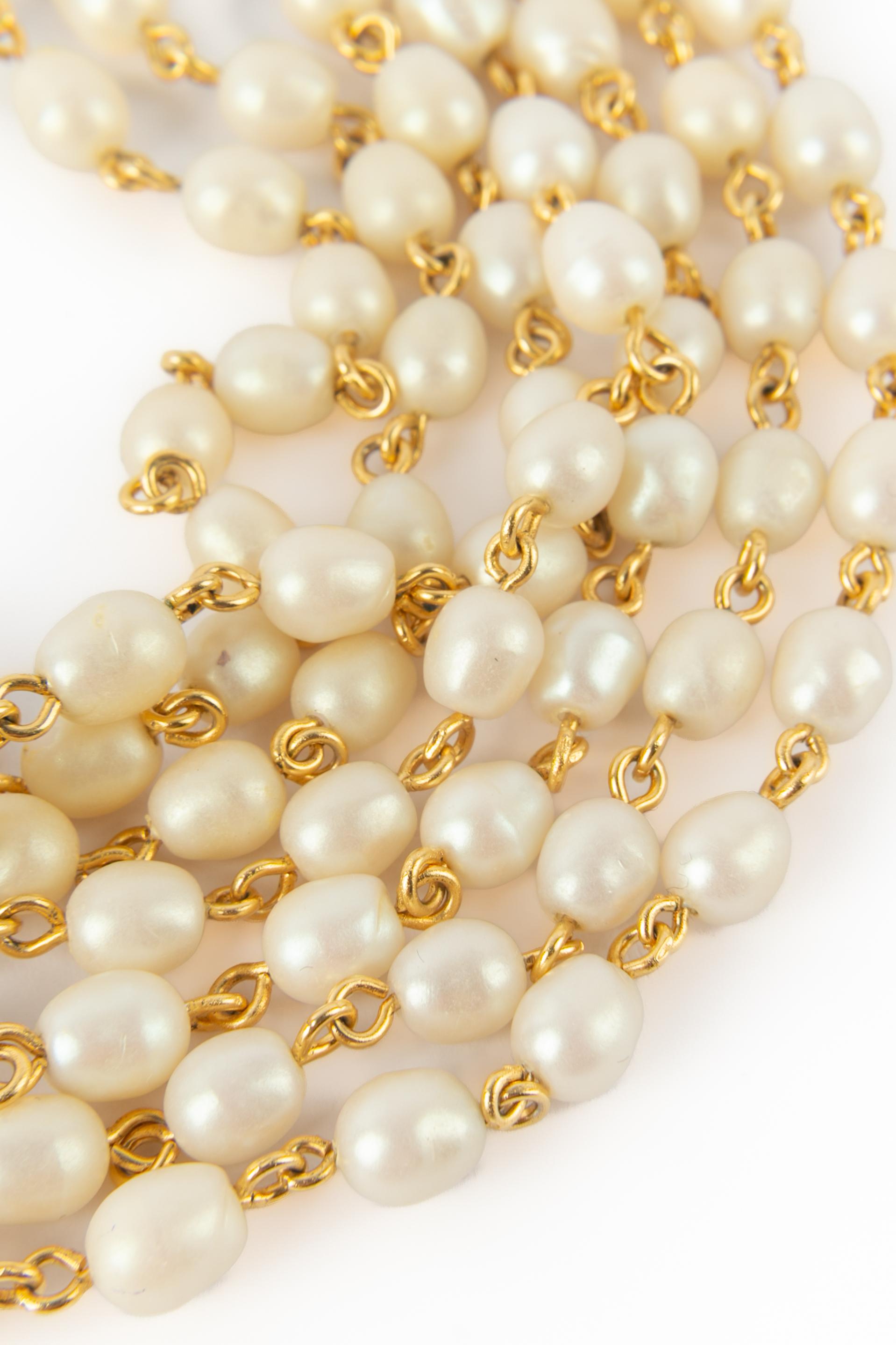 Collana di perle Karl Lagerfeld in vendita 1