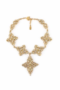 Yves Saint Laurent rhinestones necklace