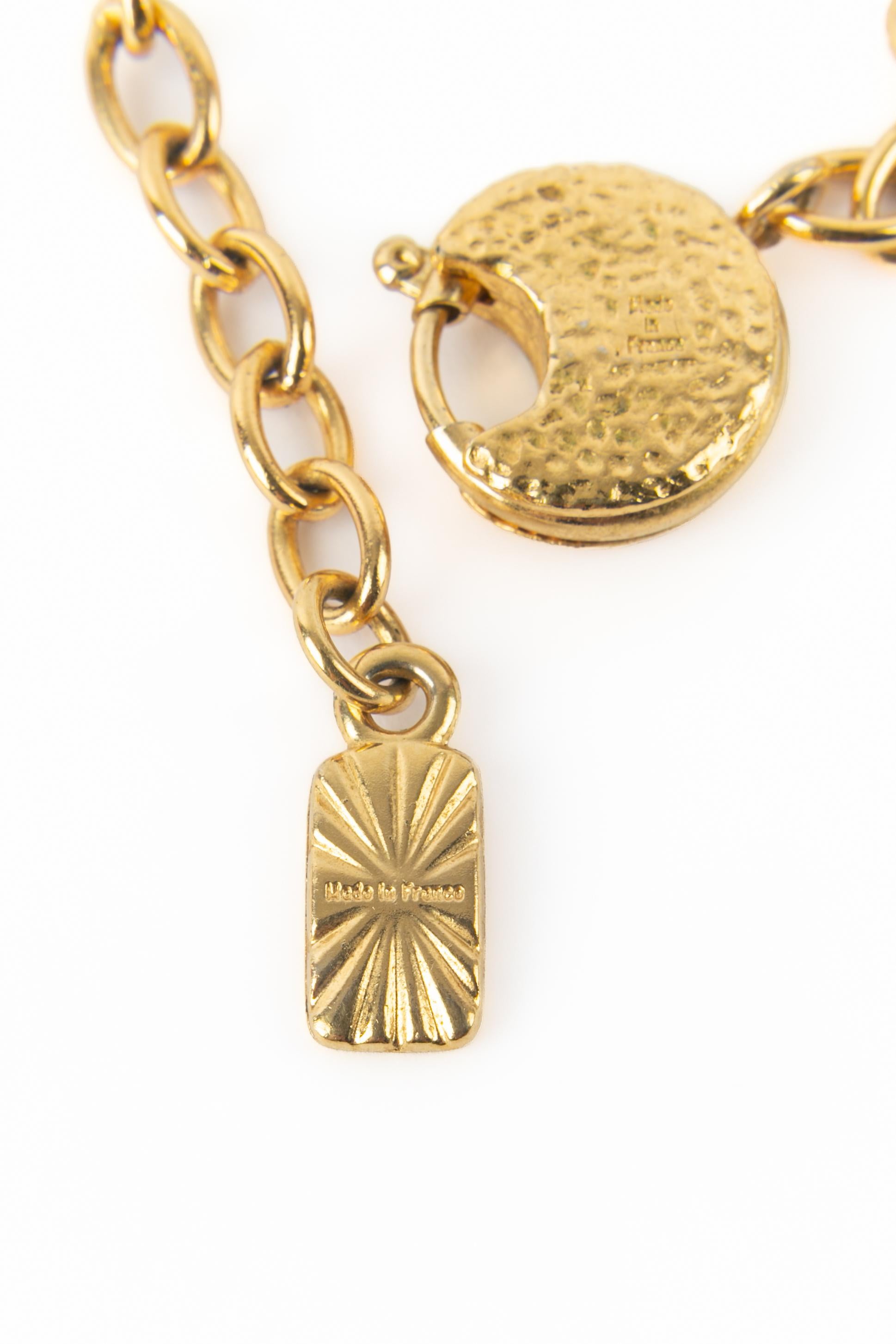 Collier en strass Yves Saint Laurent en vente 3