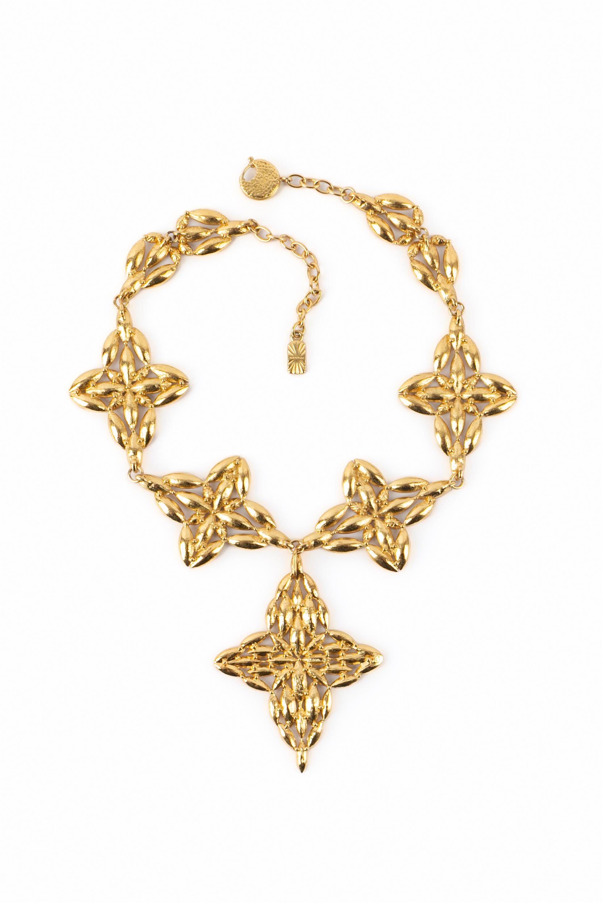 Collier en strass Yves Saint Laurent Excellent état - En vente à SAINT-OUEN-SUR-SEINE, FR