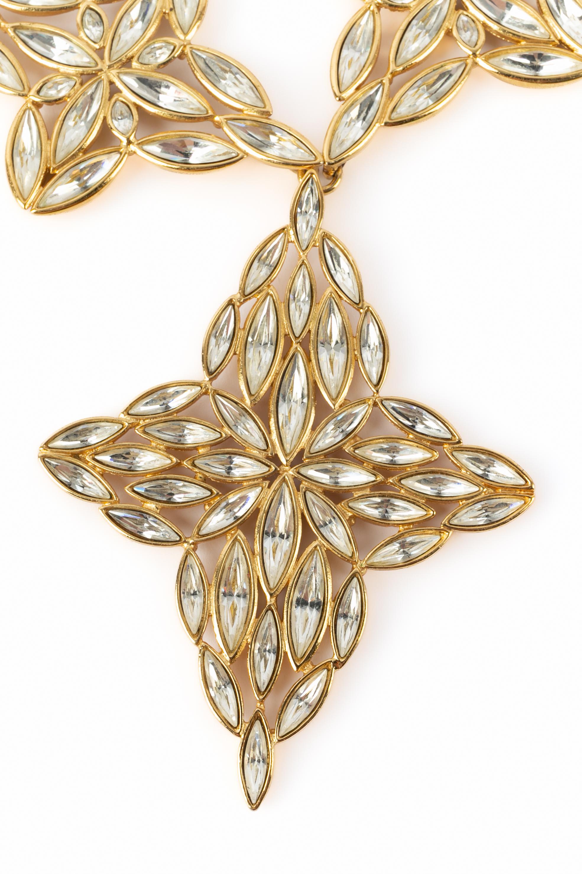 Collier en strass Yves Saint Laurent Pour femmes en vente