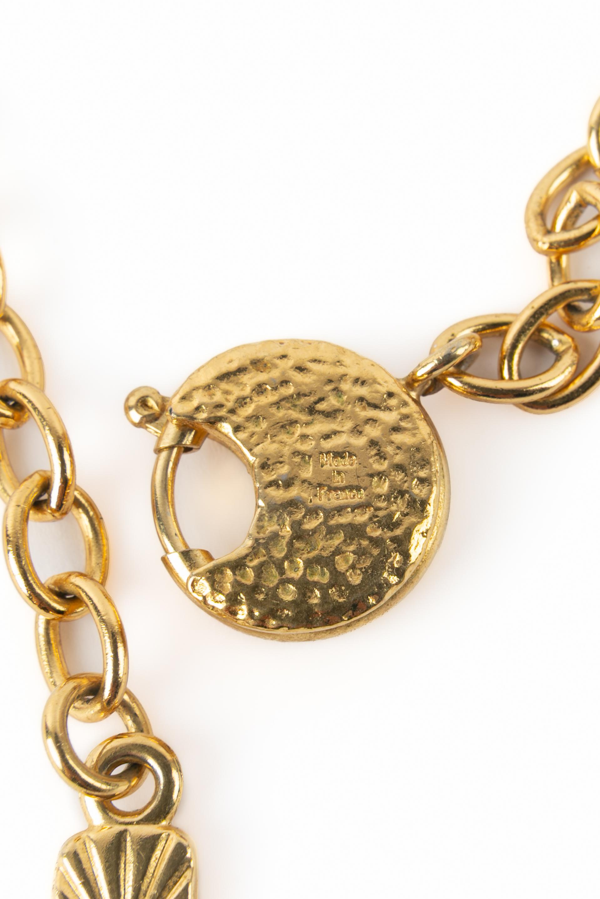 Collier en strass Yves Saint Laurent en vente 4