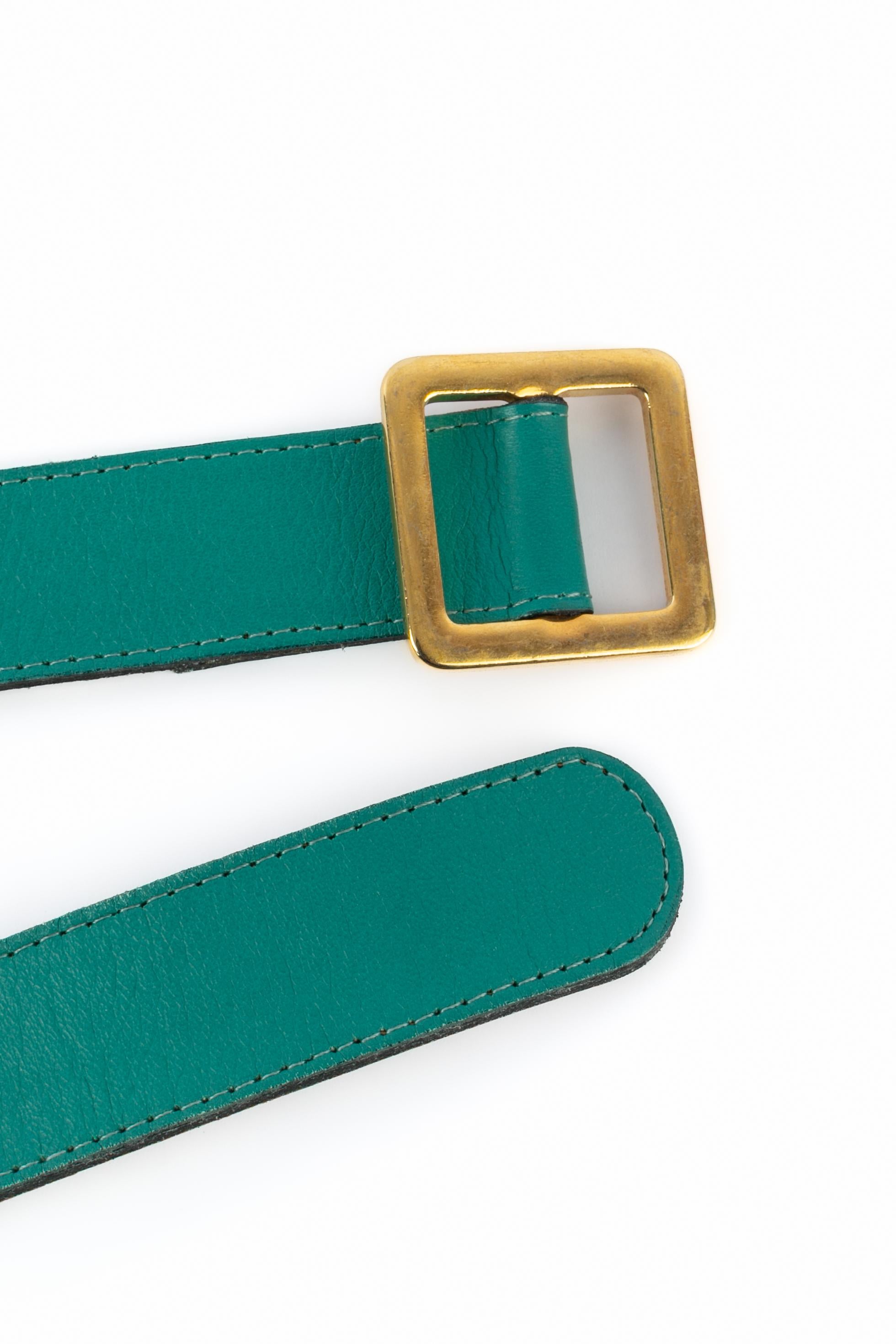 Cintura in pelle Yves Saint Laurent in vendita 2