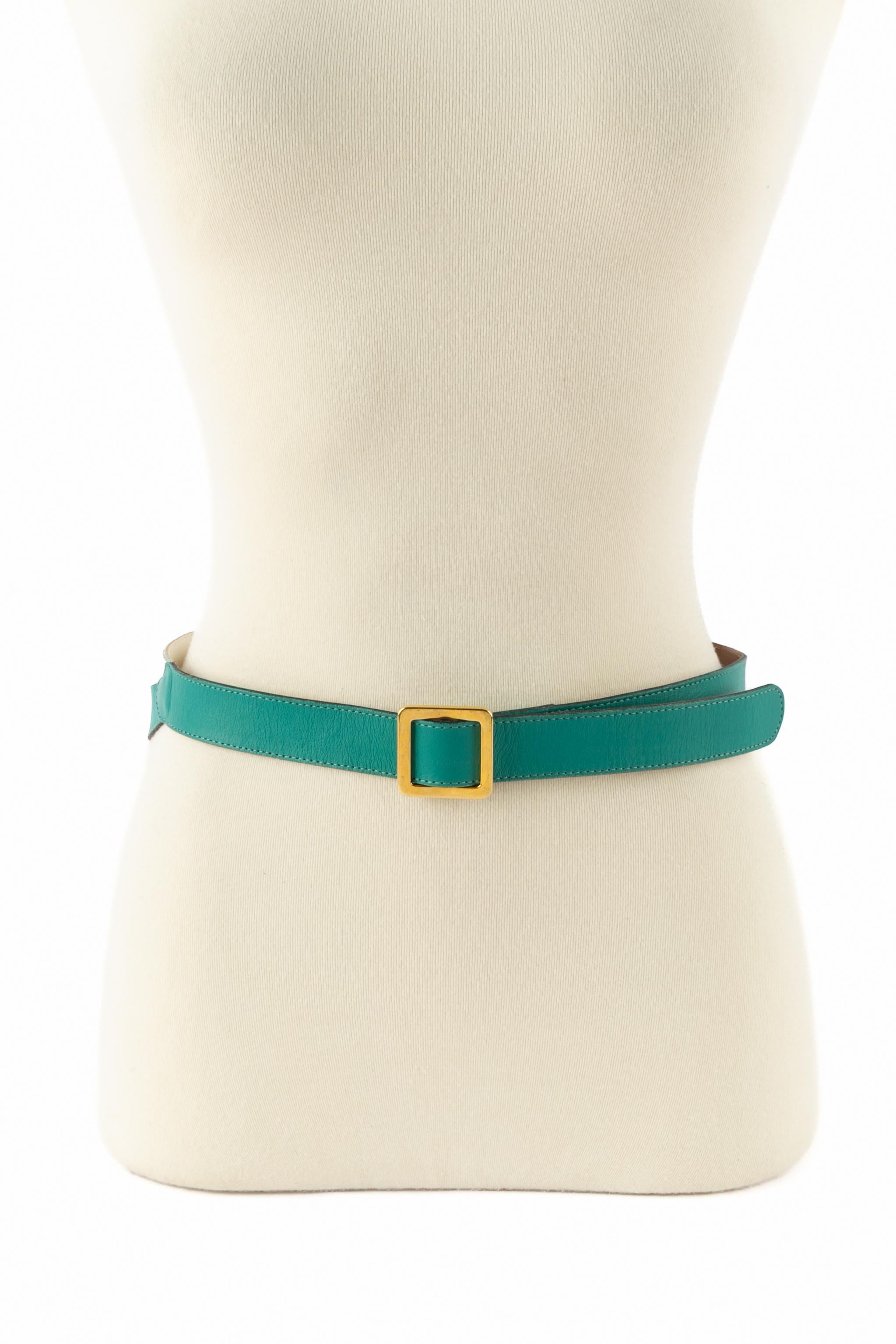 Cintura in pelle Yves Saint Laurent in vendita 6