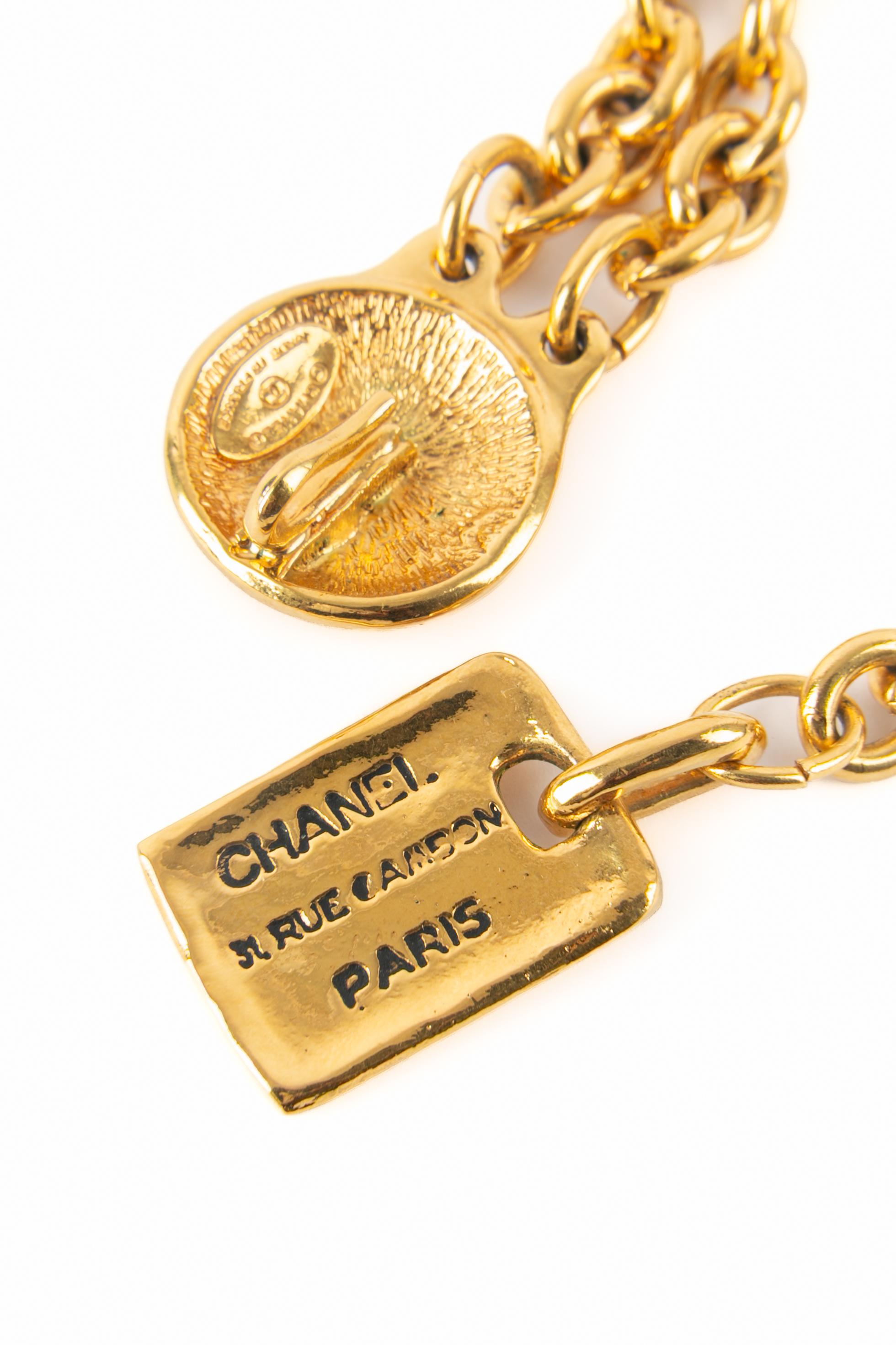 Chanel cc Halskette im Angebot 2