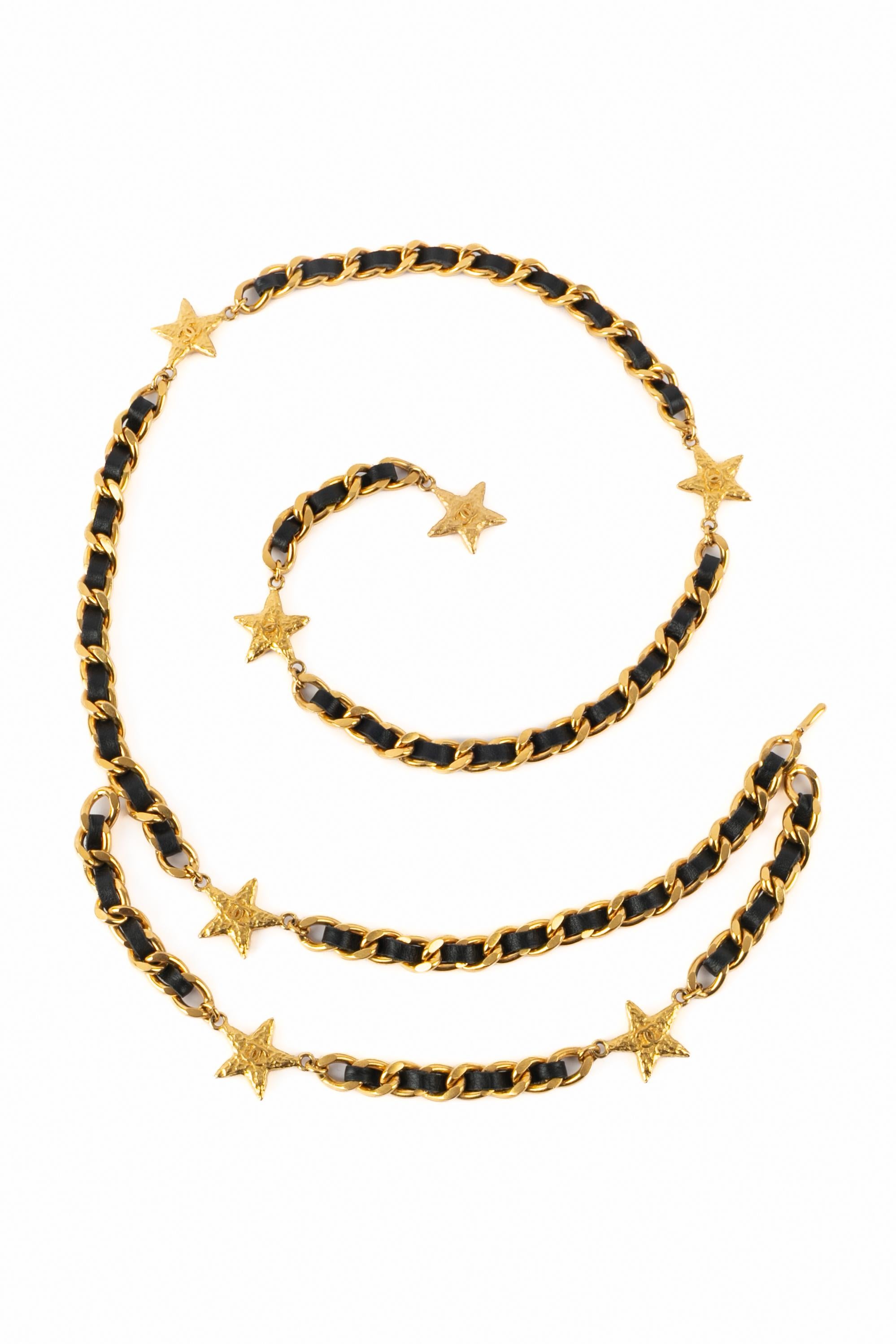 Cintura stellata Chanel 1995 in vendita 1