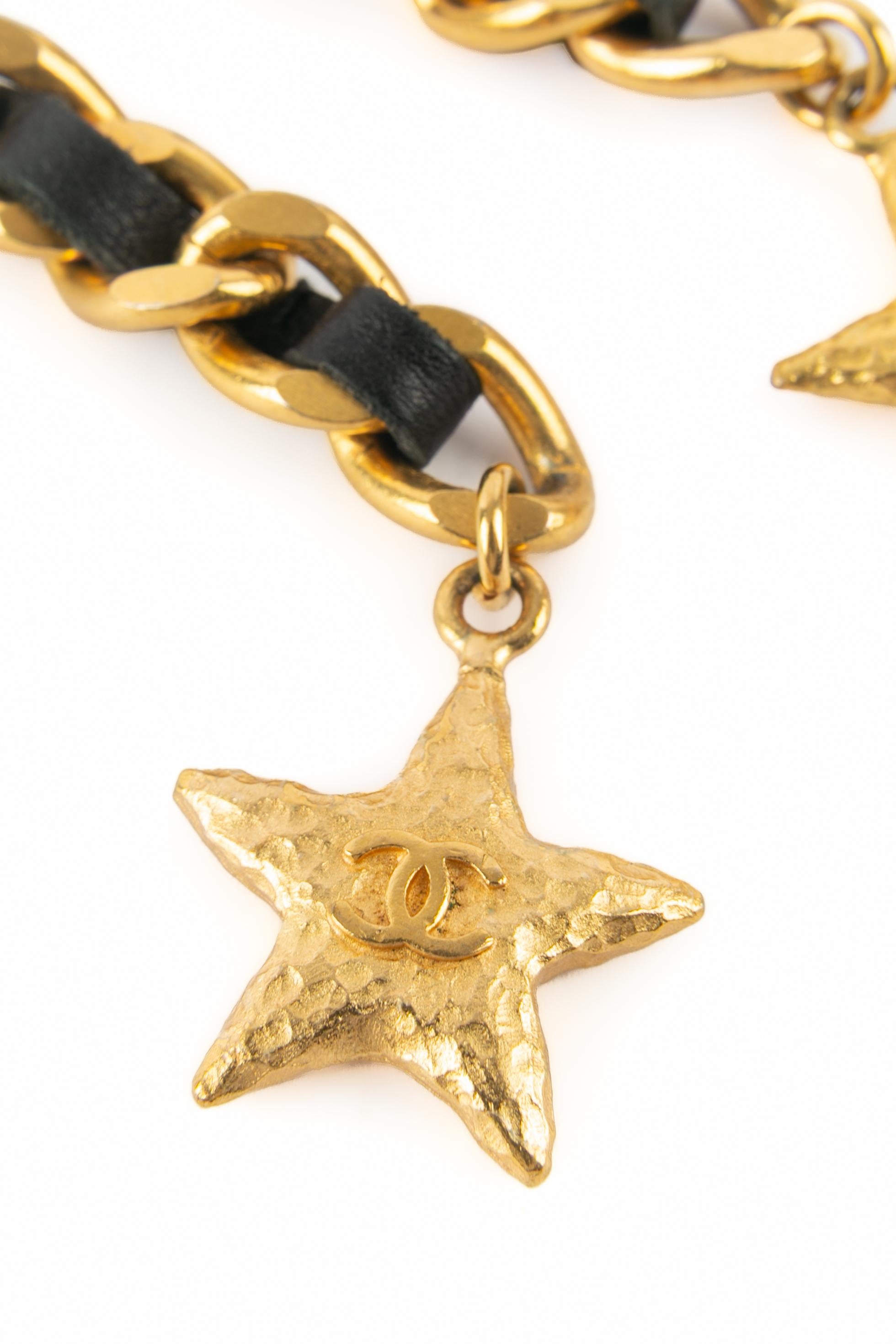 Cintura stellata Chanel 1995 in vendita 5