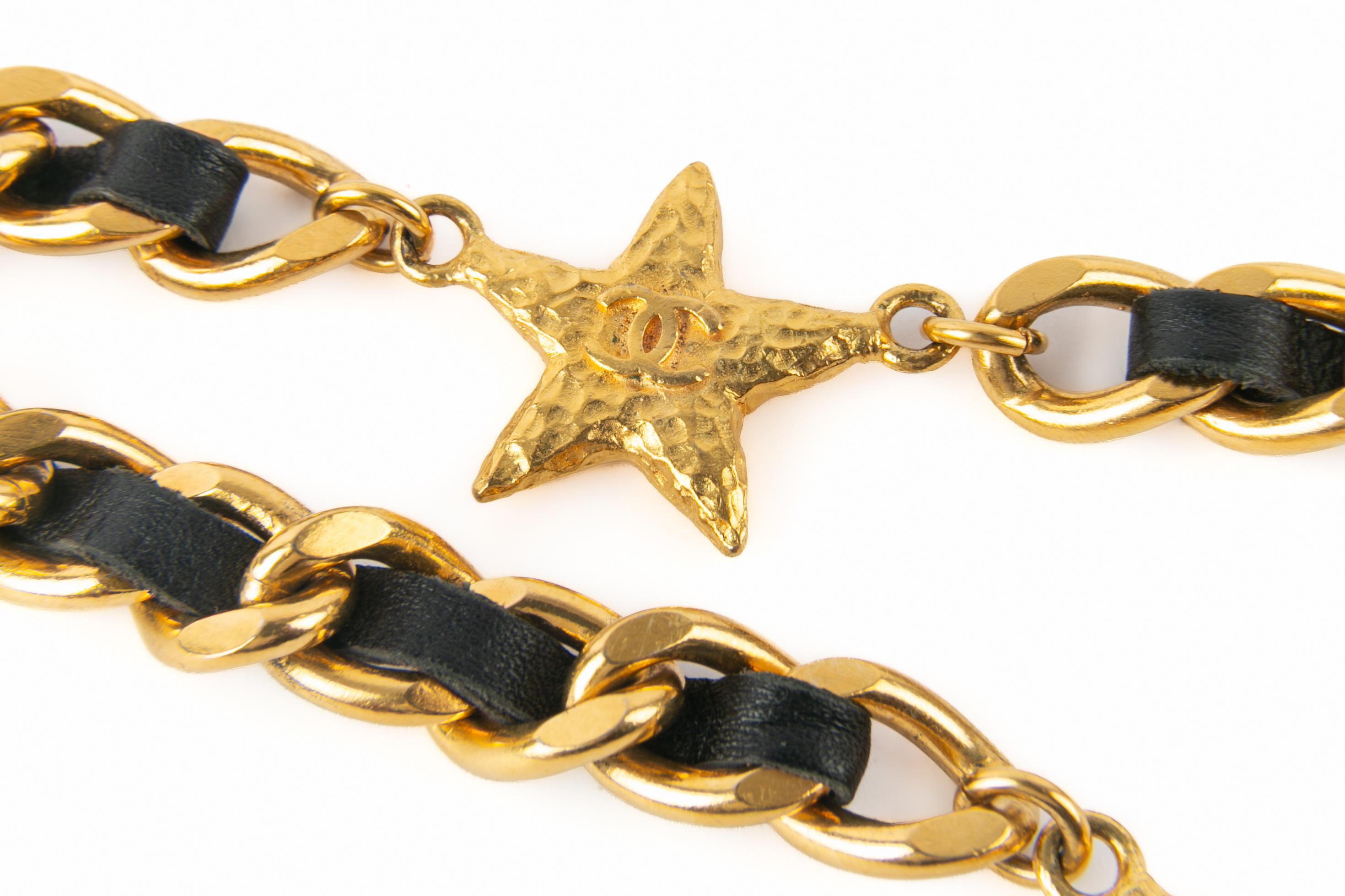 Cintura stellata Chanel 1995 in vendita 4