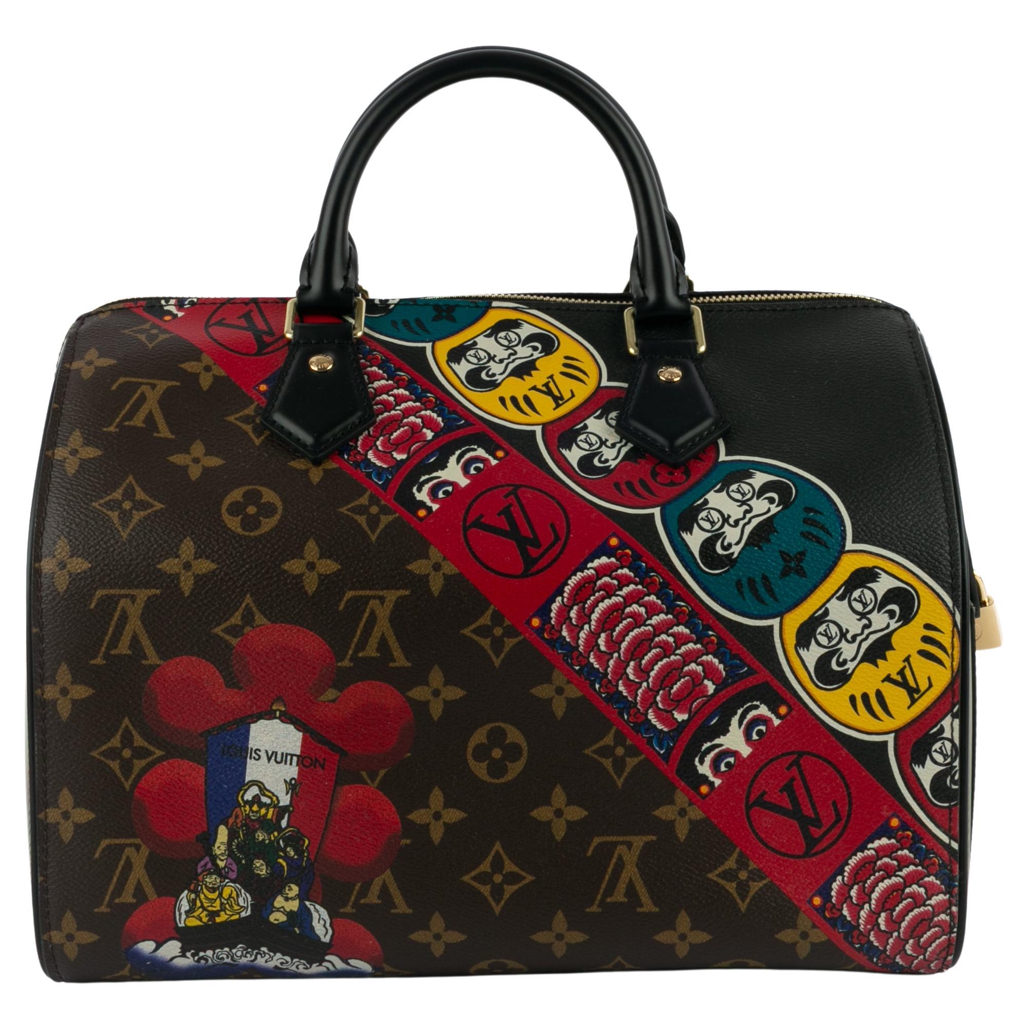 Louis Vuitton 30 kabuki speedy bag 2017 limitierte Auflage im Angebot