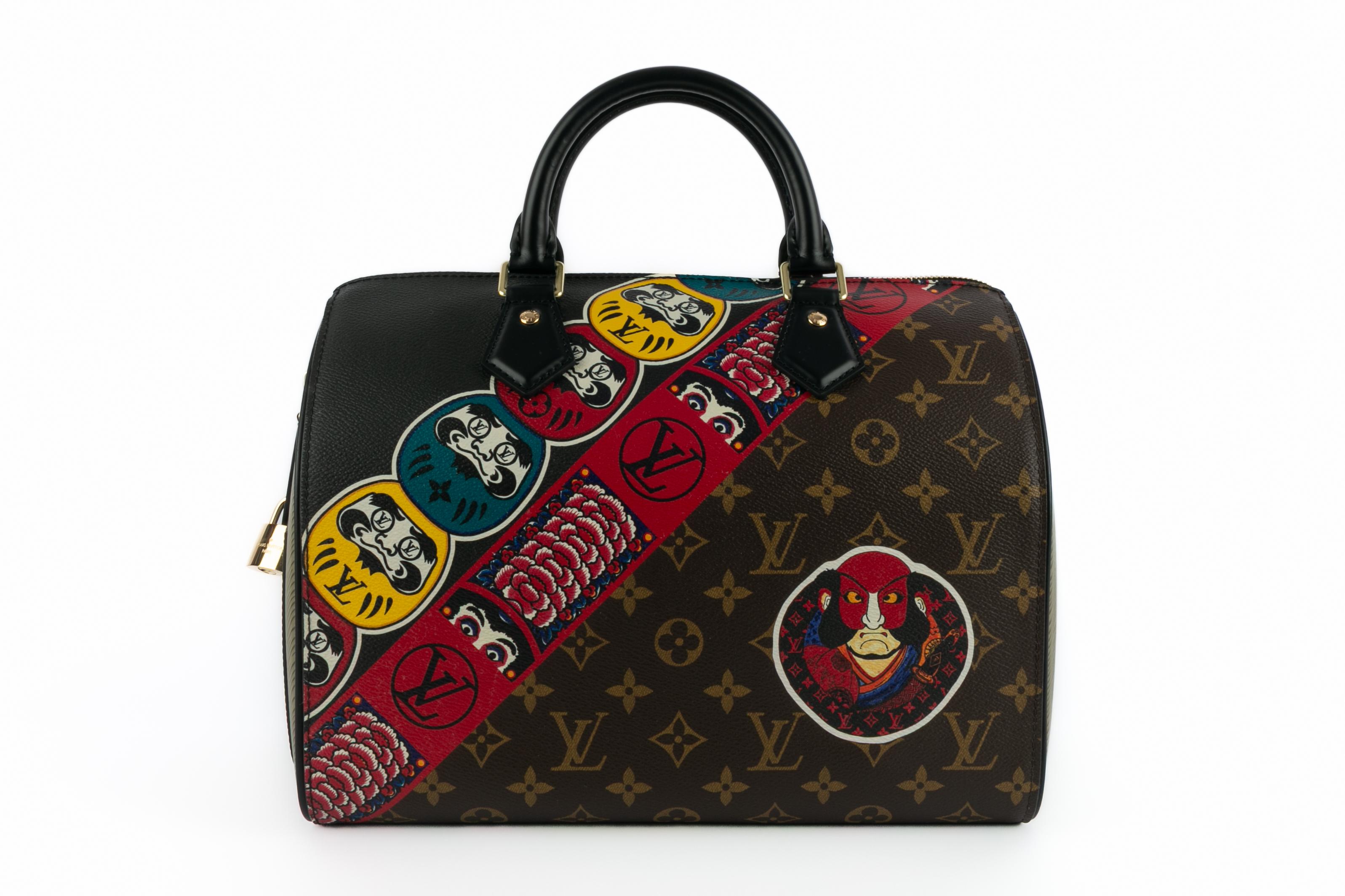 Louis Vuitton 30 kabuki speedy bag 2017 limitierte Auflage im Zustand „Hervorragend“ im Angebot in SAINT-OUEN-SUR-SEINE, FR