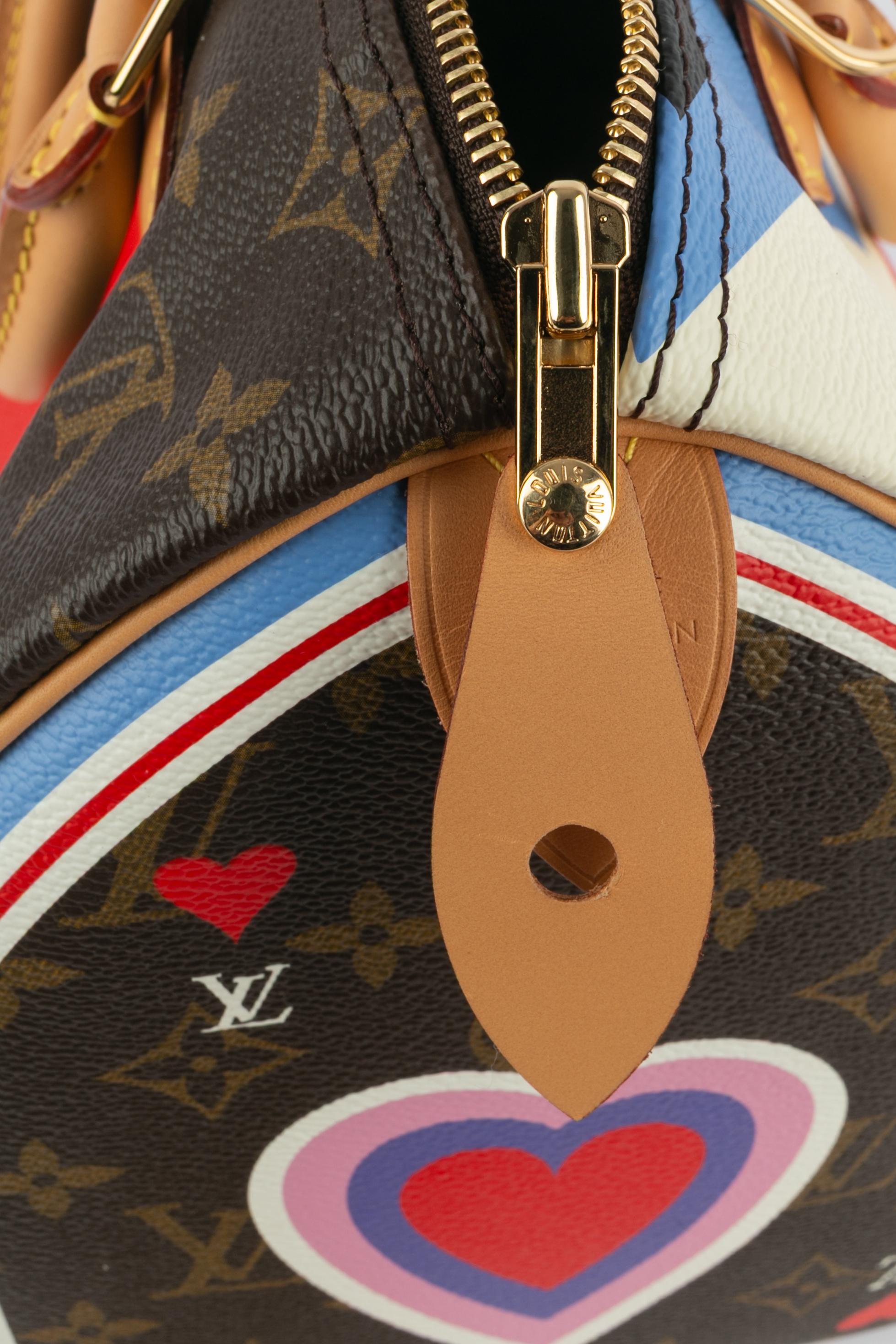 Louis Vuitton 30 Game Speedy Tasche 2020 limitierte Auflage im Angebot 6