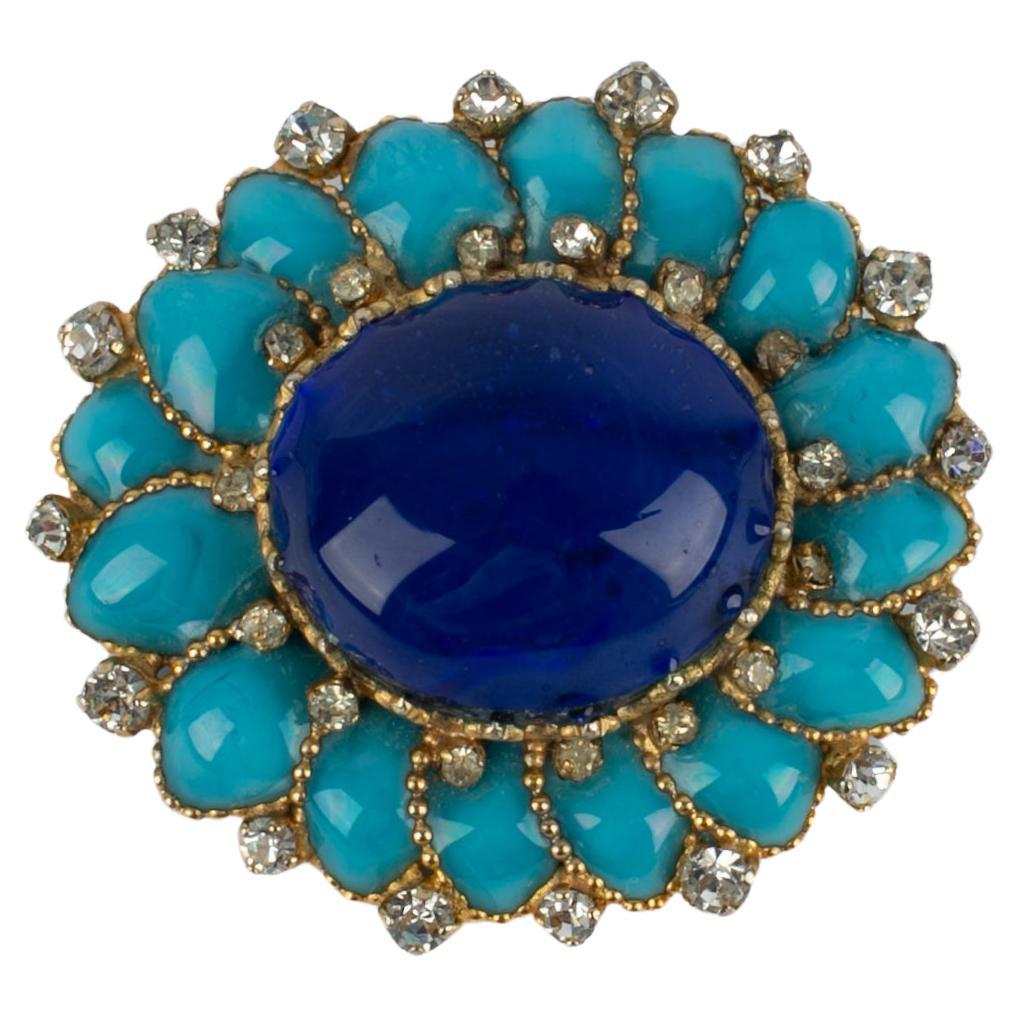 Broche antique Gripoix