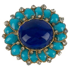 Gripoix antique brooch