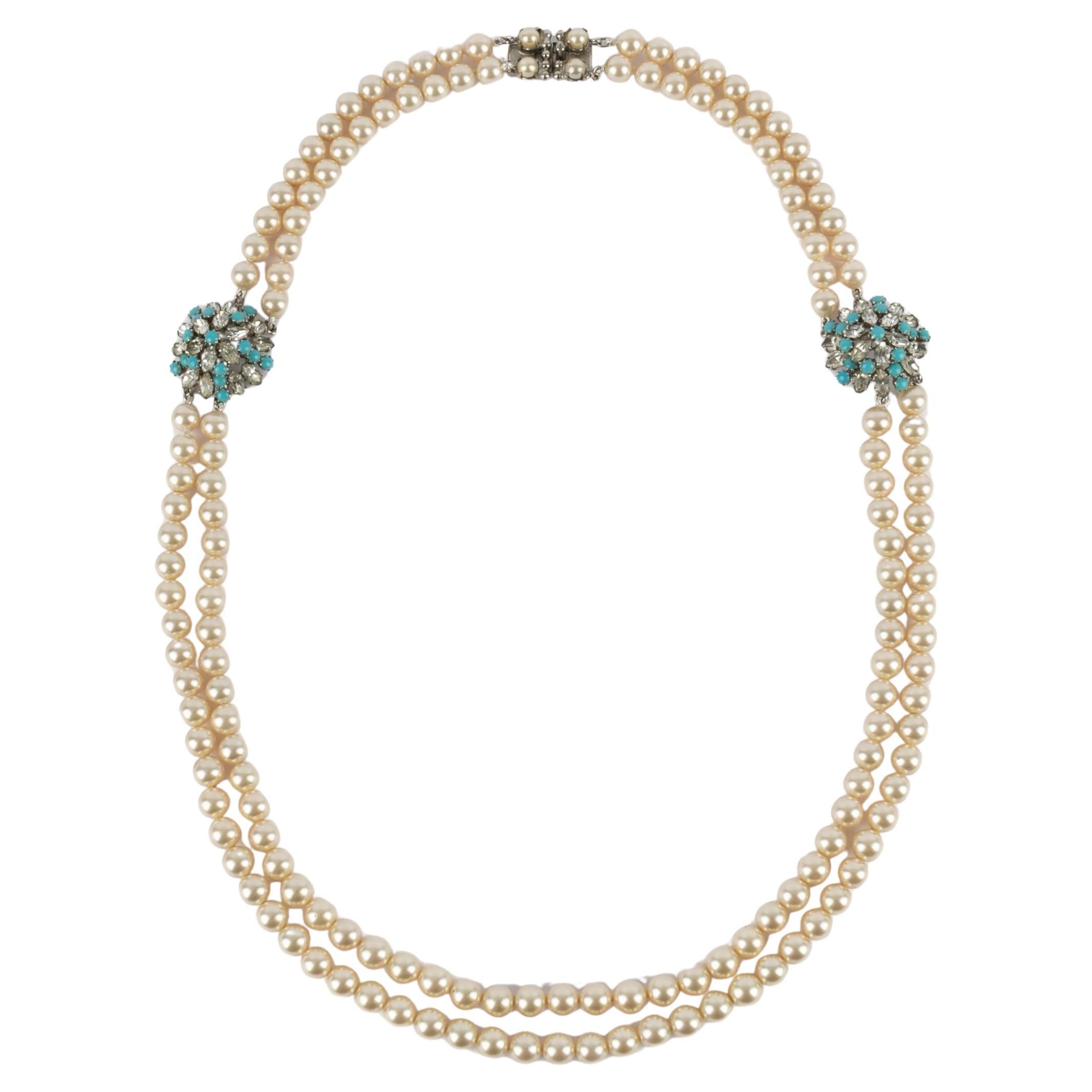 Collana di perle Dior (attribuita a Dior) in vendita