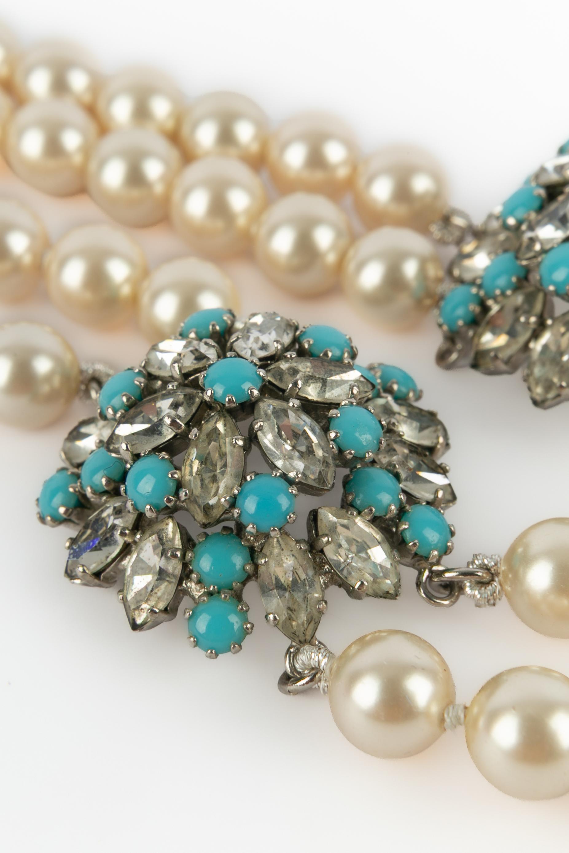 Collana di perle Dior (attribuita a Dior) in vendita 1