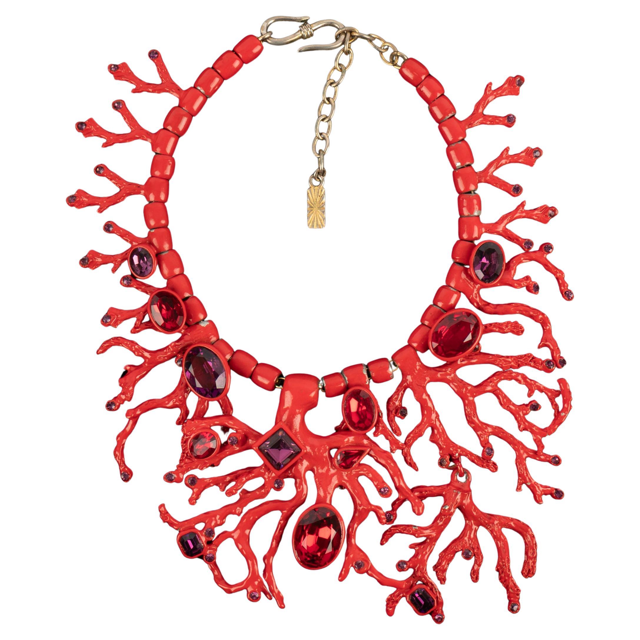 Yves Saint Laurent Korallenkette